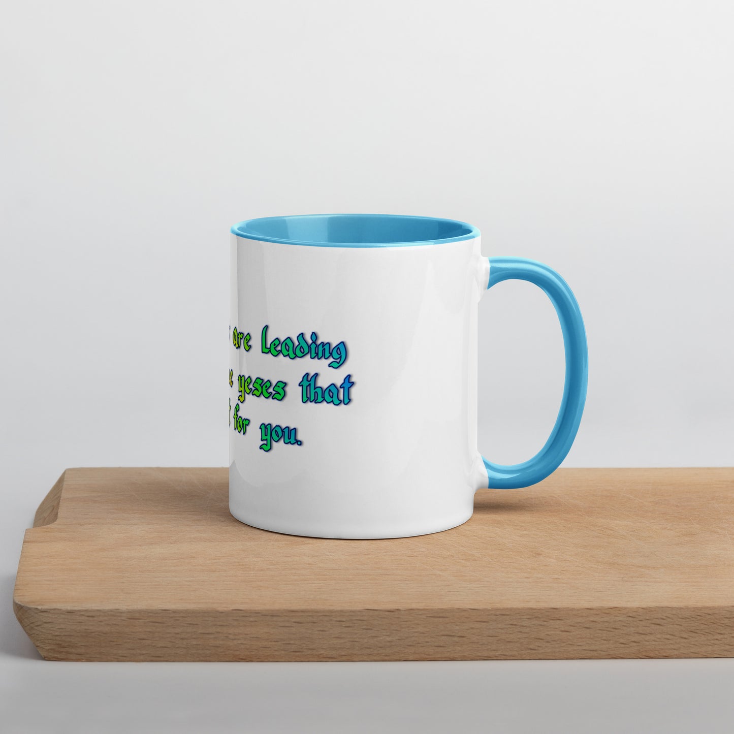 All The Noes Mug With Color Inside