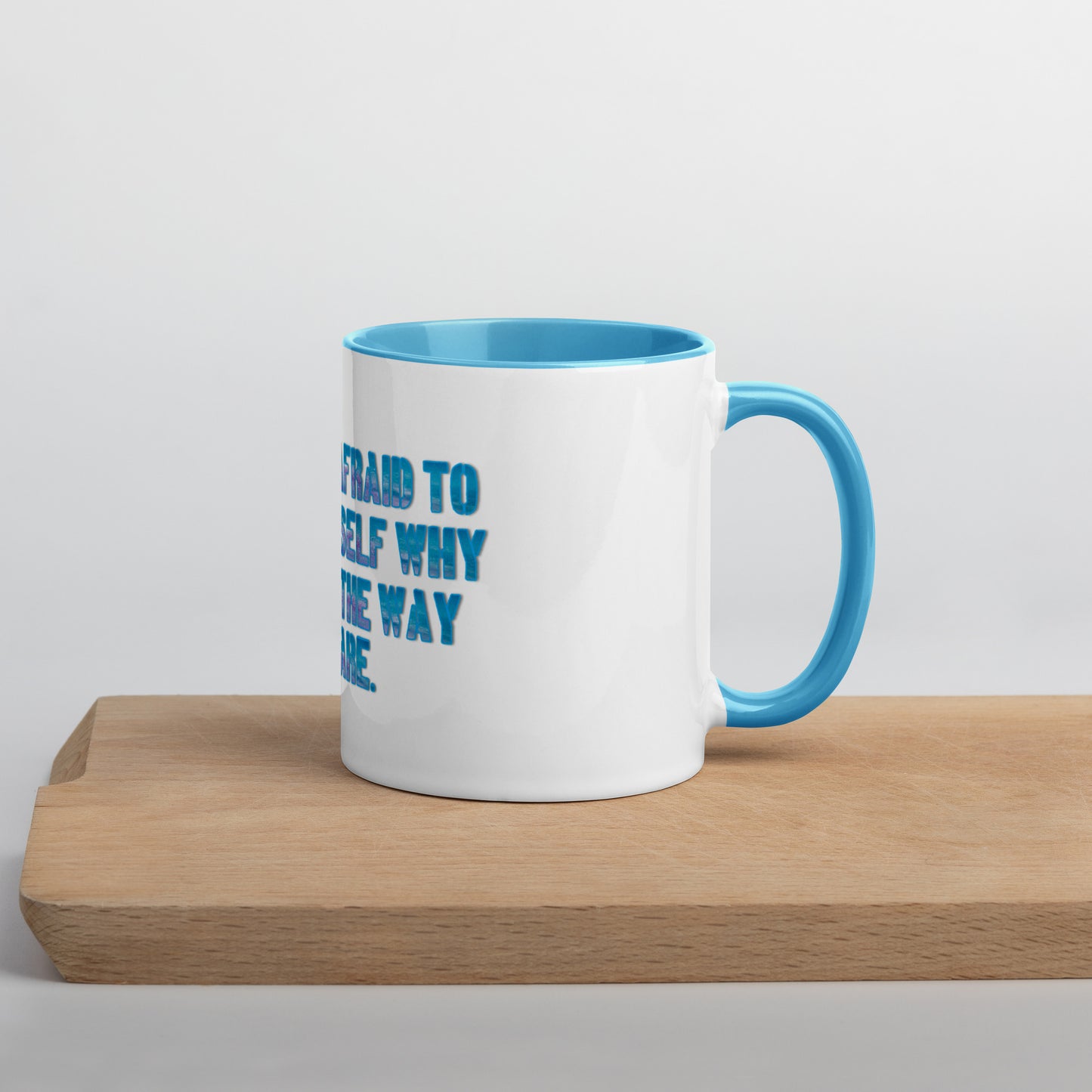 Ask Yourself #1 Mug With Color Inside