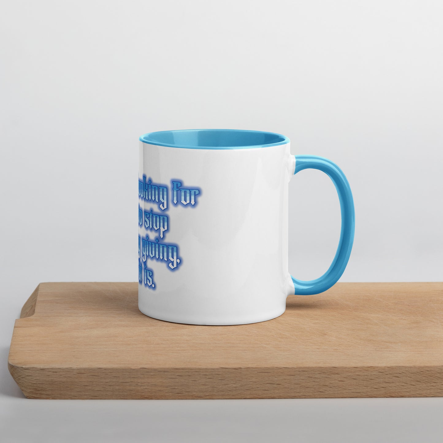 Endless Giving Mug With Color Inside