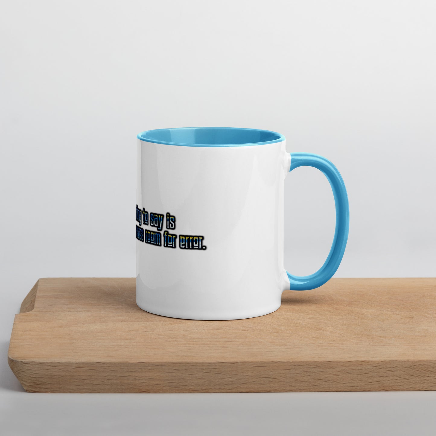 IDK #1 Mug With Color Inside