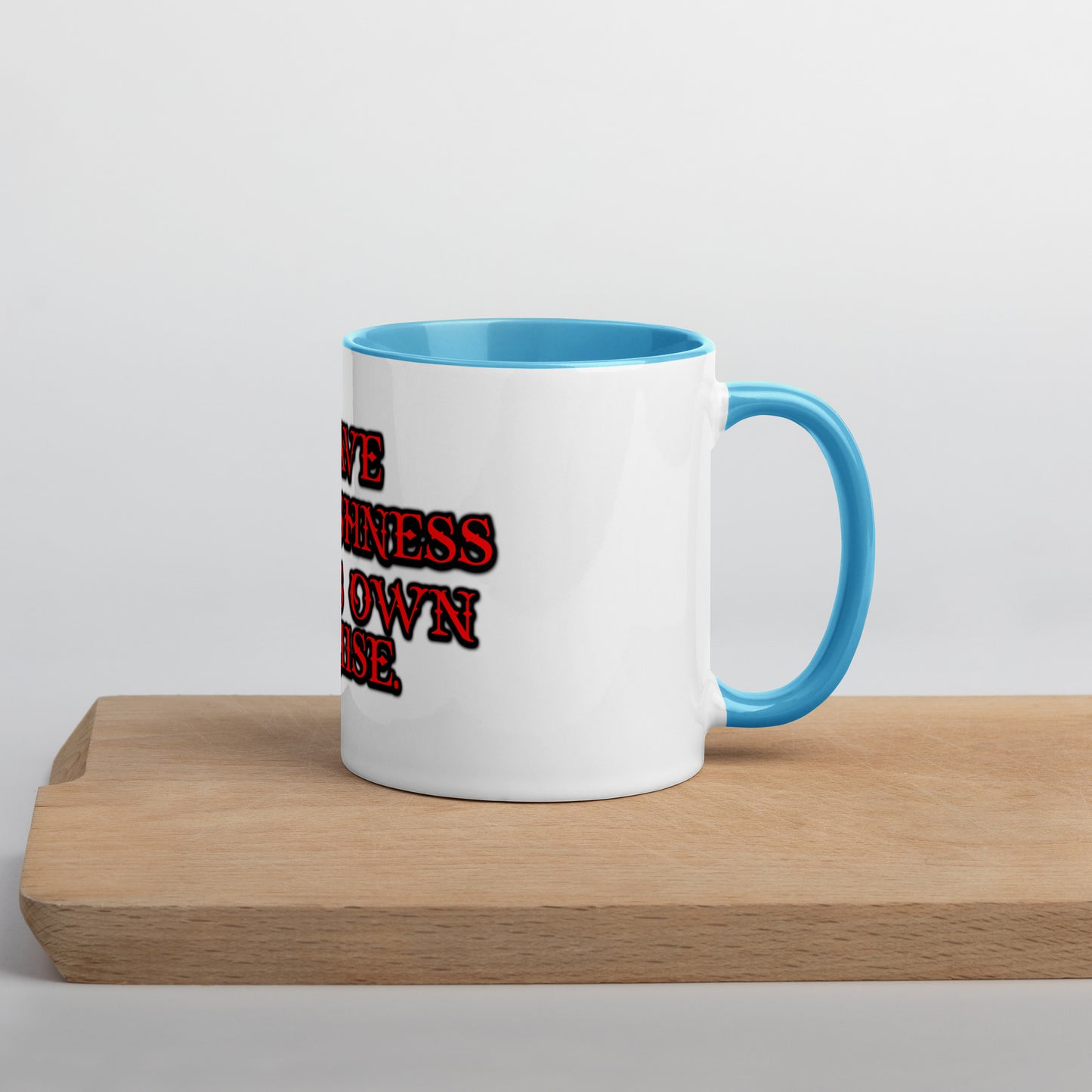 Foolishness Mug With Color Inside