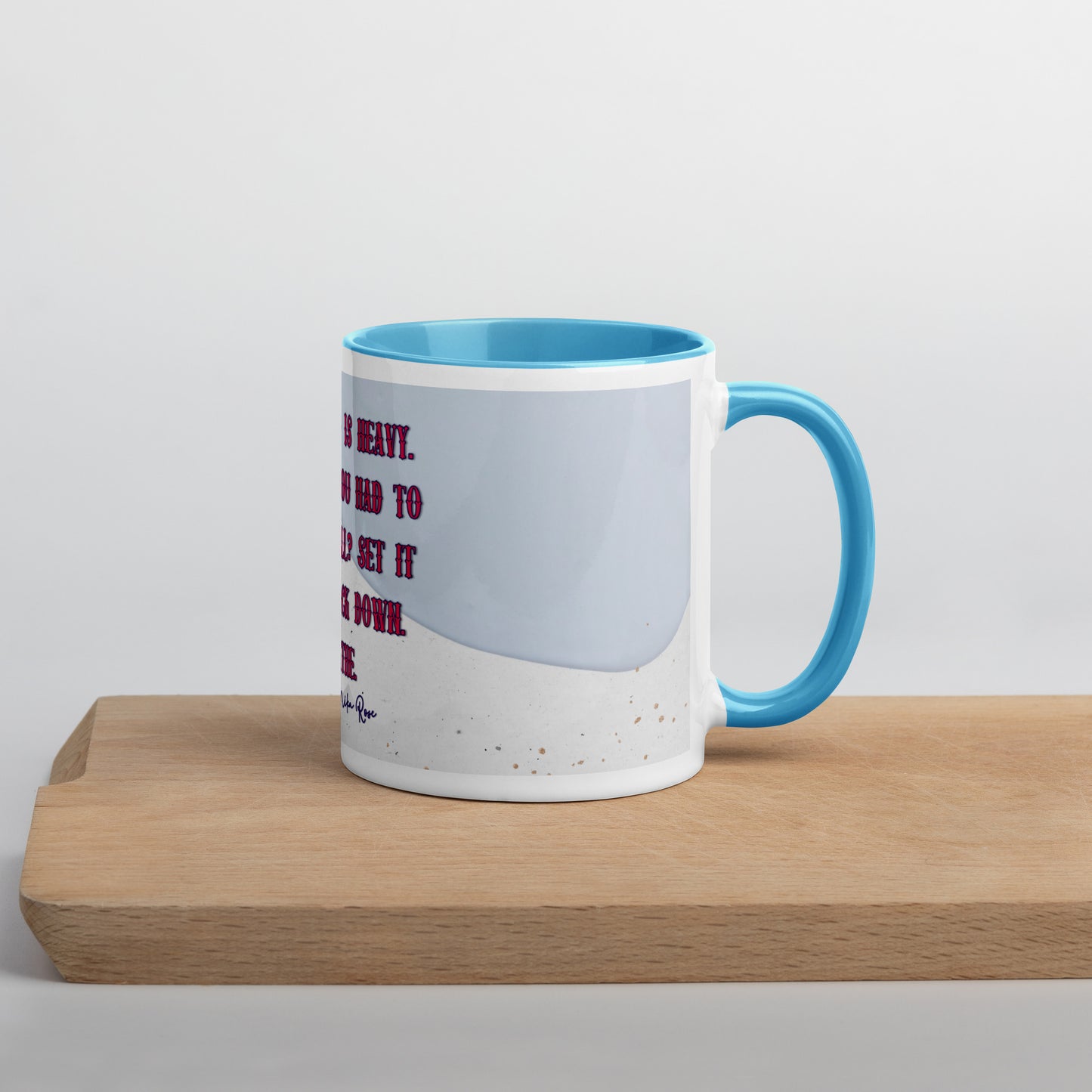 Nika's Prose (2) Mug With Color Inside