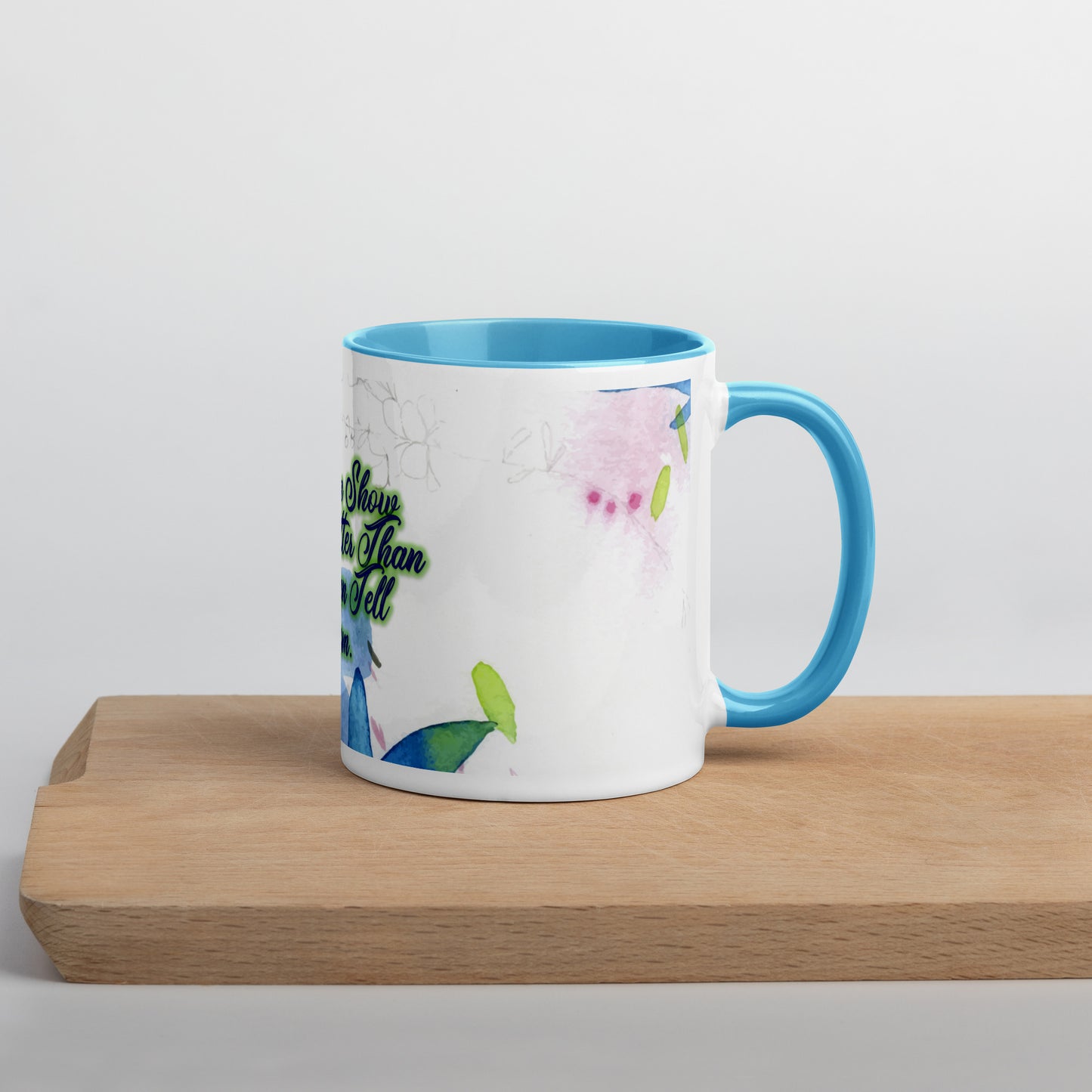 Show Them (2) Mug With Color Inside
