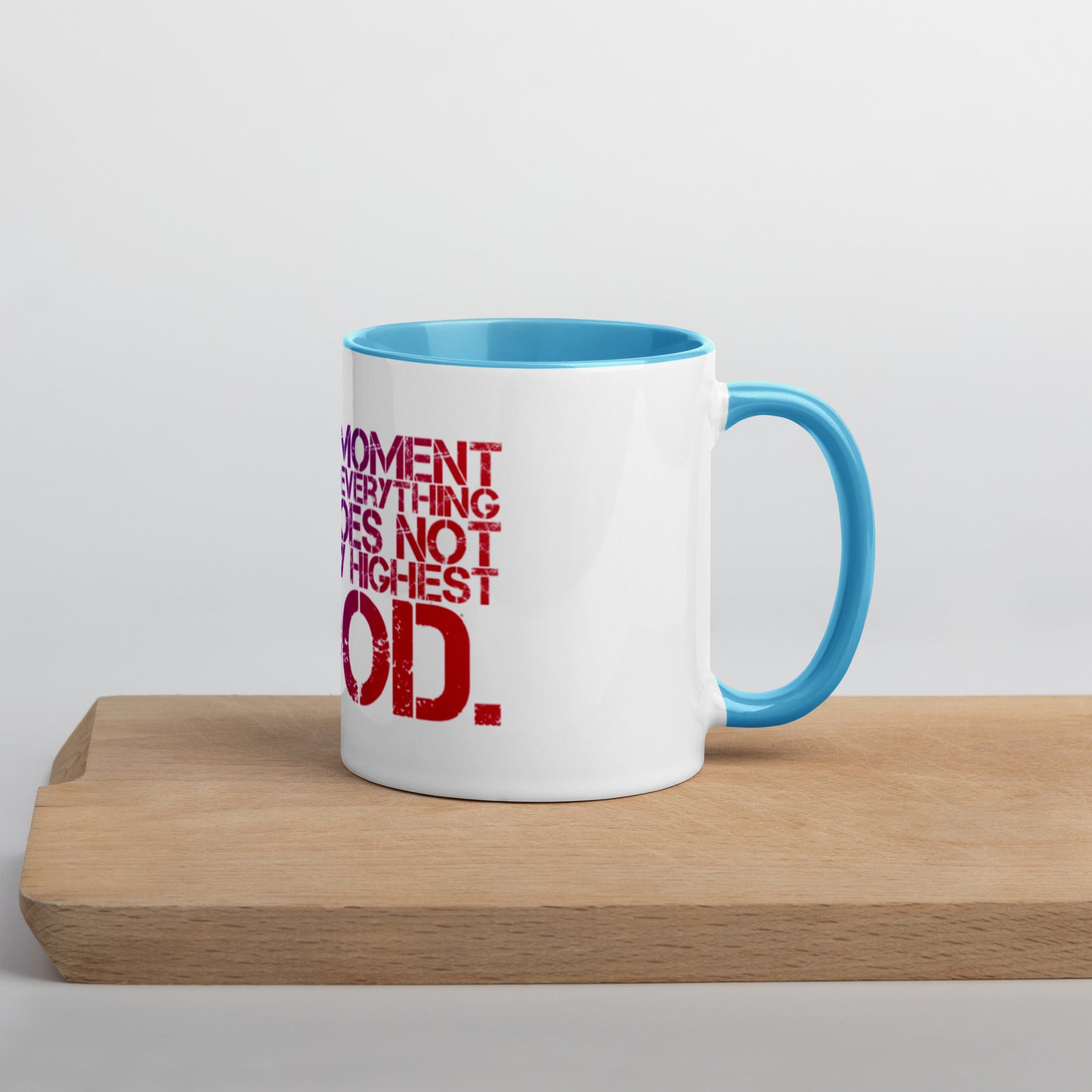 Release Everything Mug With Color Inside