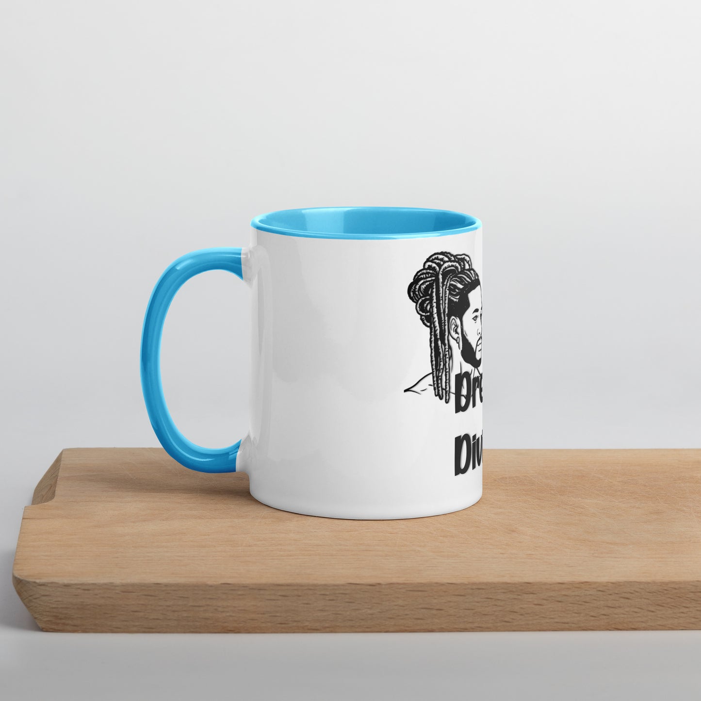 DD Man (Black) Mug With Color Inside