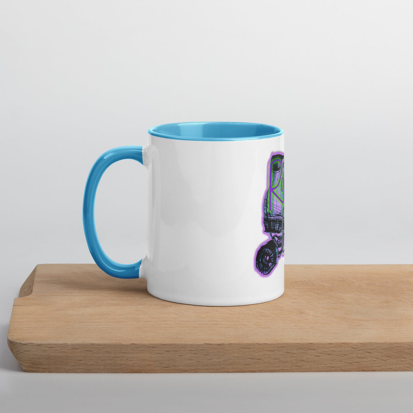 Roller Daze Mug With Color Inside