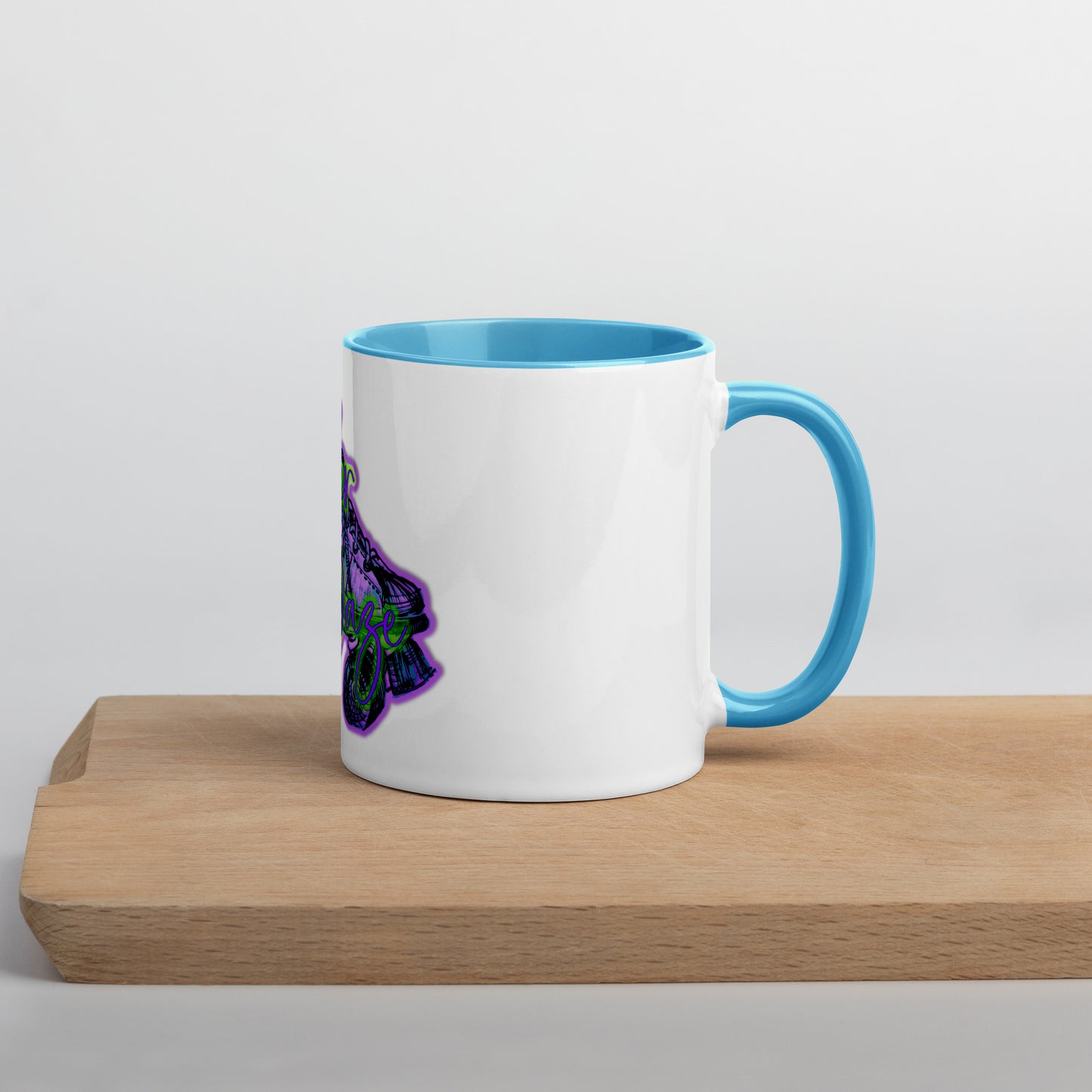 Roller Daze Mug With Color Inside