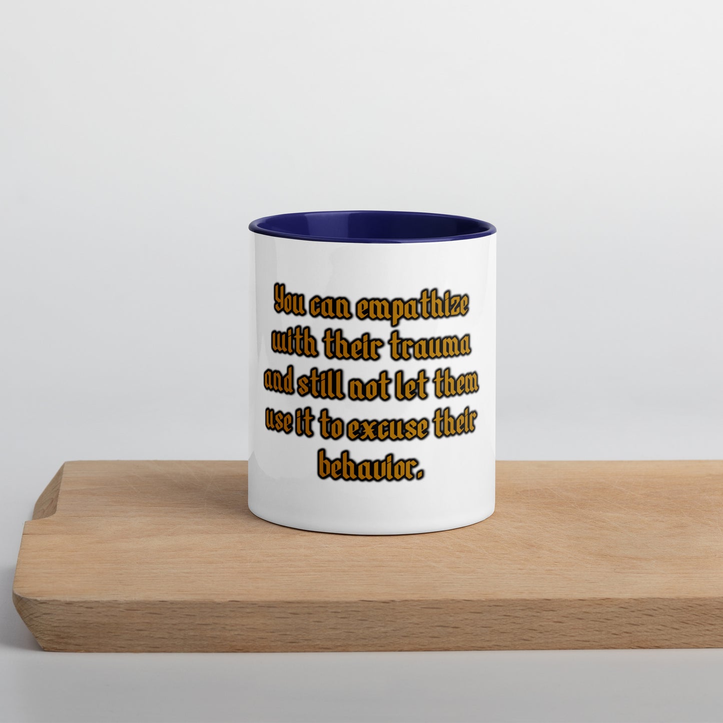 Empathy #1 Mug With Color Inside
