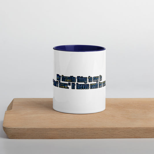 IDK #1 Mug With Color Inside