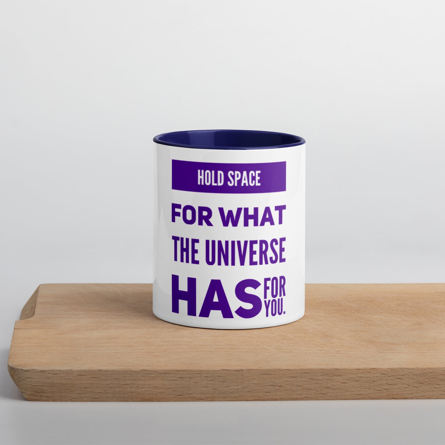 Hold Space #2 Mug With Color Inside