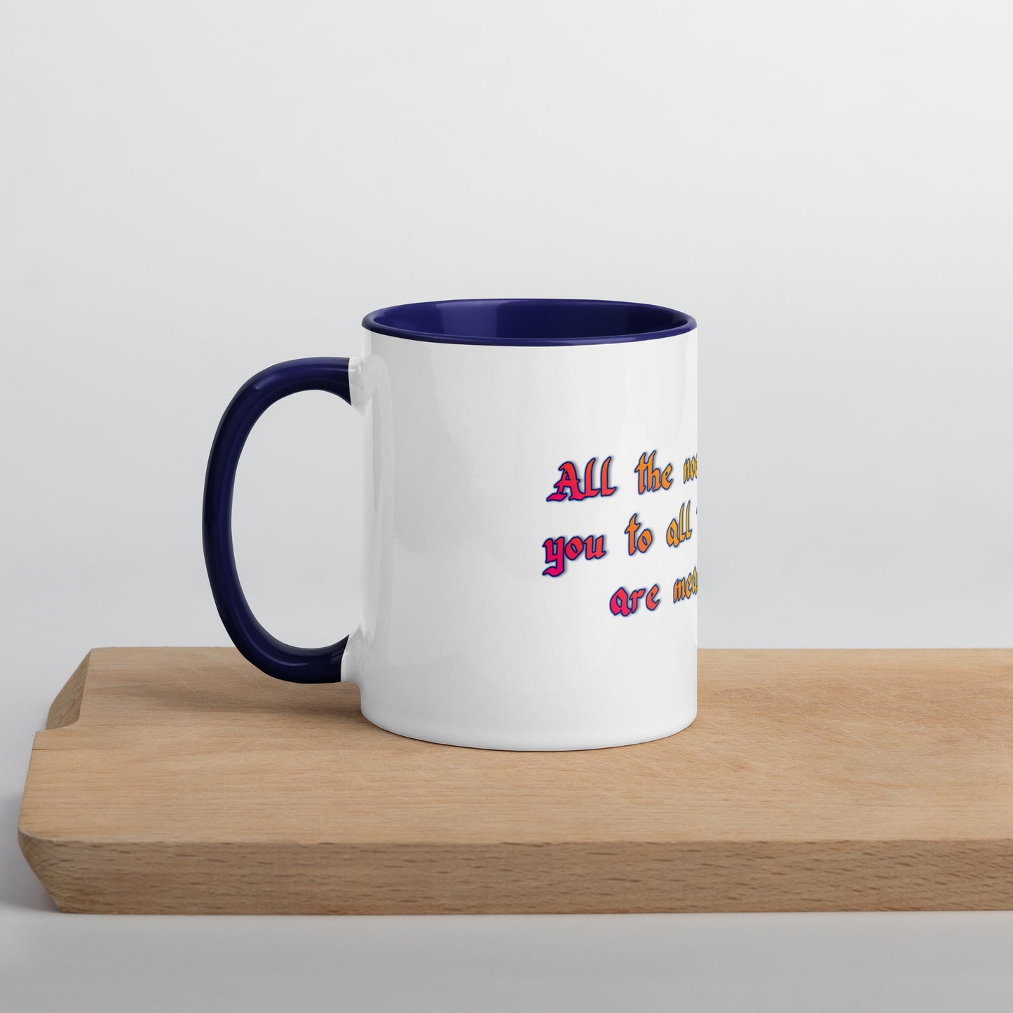 All The Noes Mug With Color Inside
