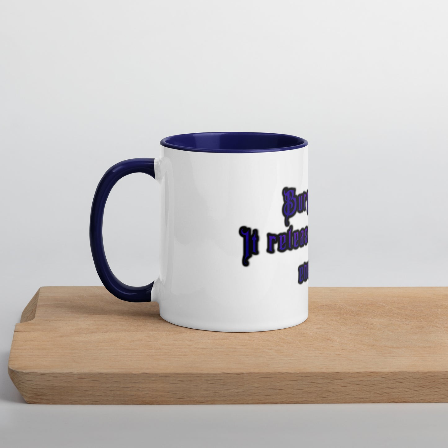 Burp More #1 Mug With Color Inside