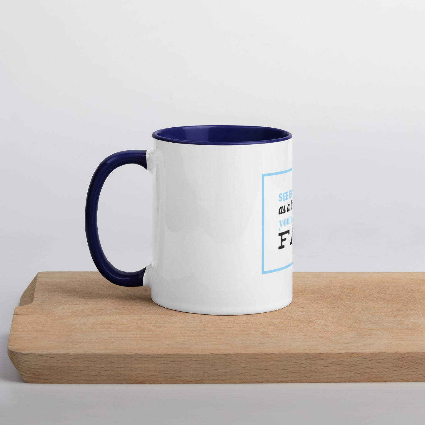 A Lesson #2 Mug With Color Inside
