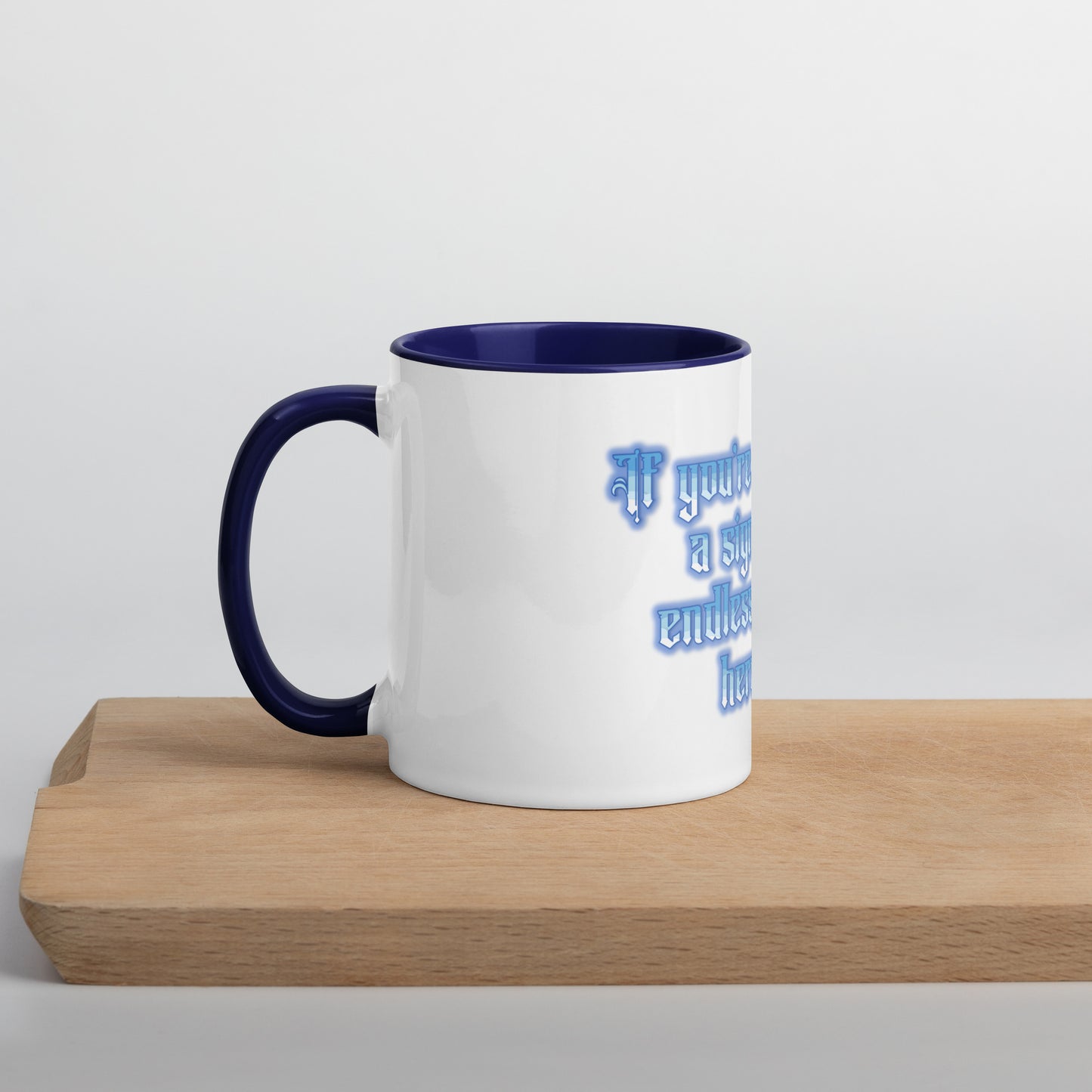 Endless Giving Mug With Color Inside