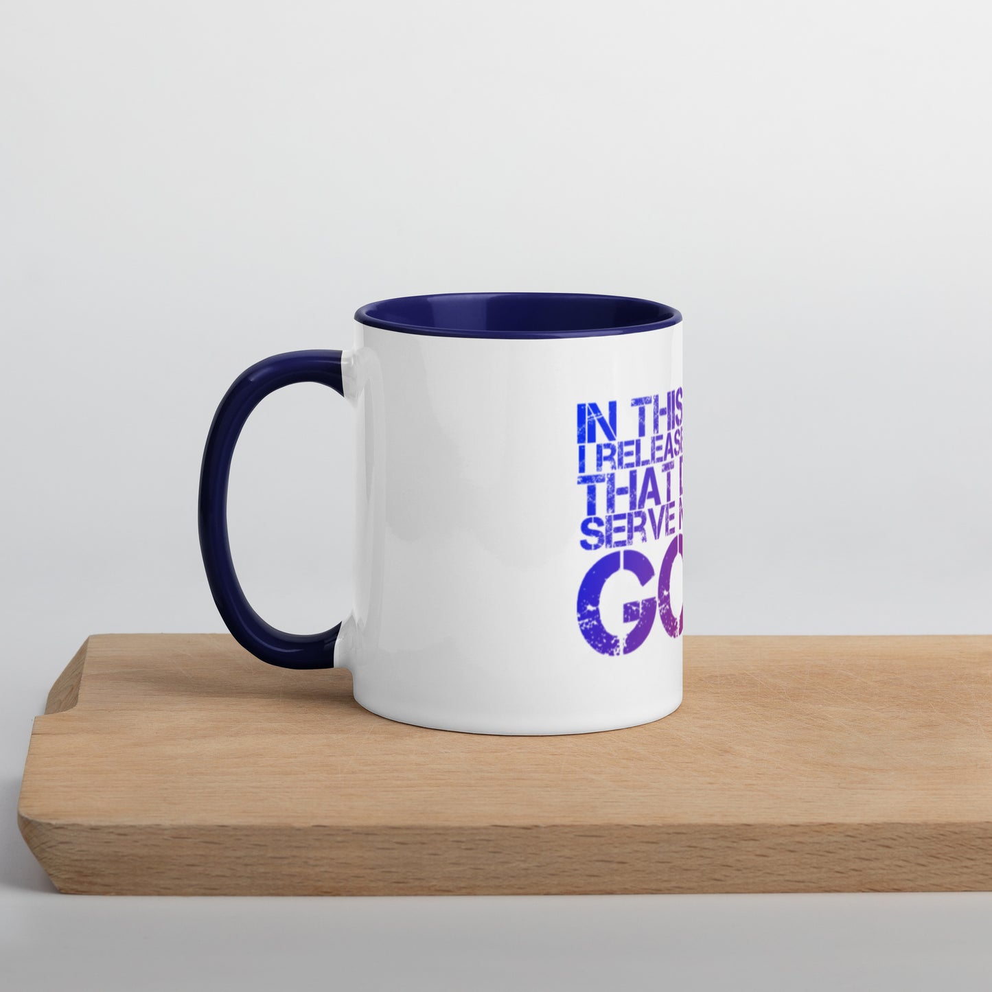 Release Everything Mug With Color Inside