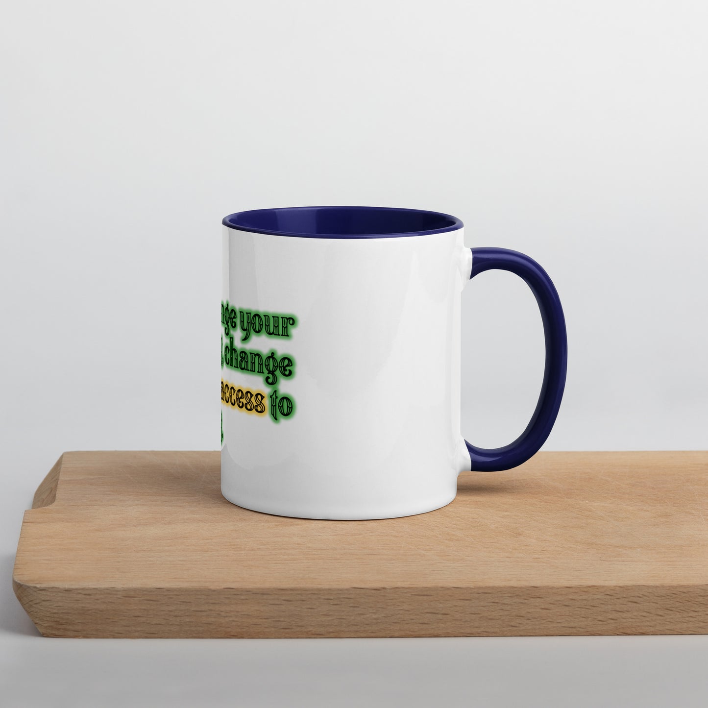 Soft Heart Mug With Color Inside