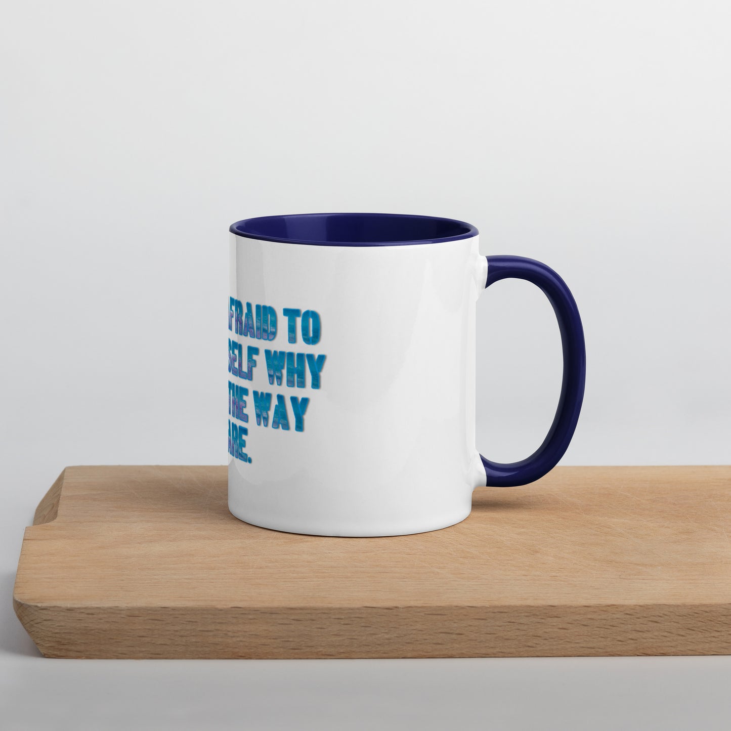 Ask Yourself #1 Mug With Color Inside