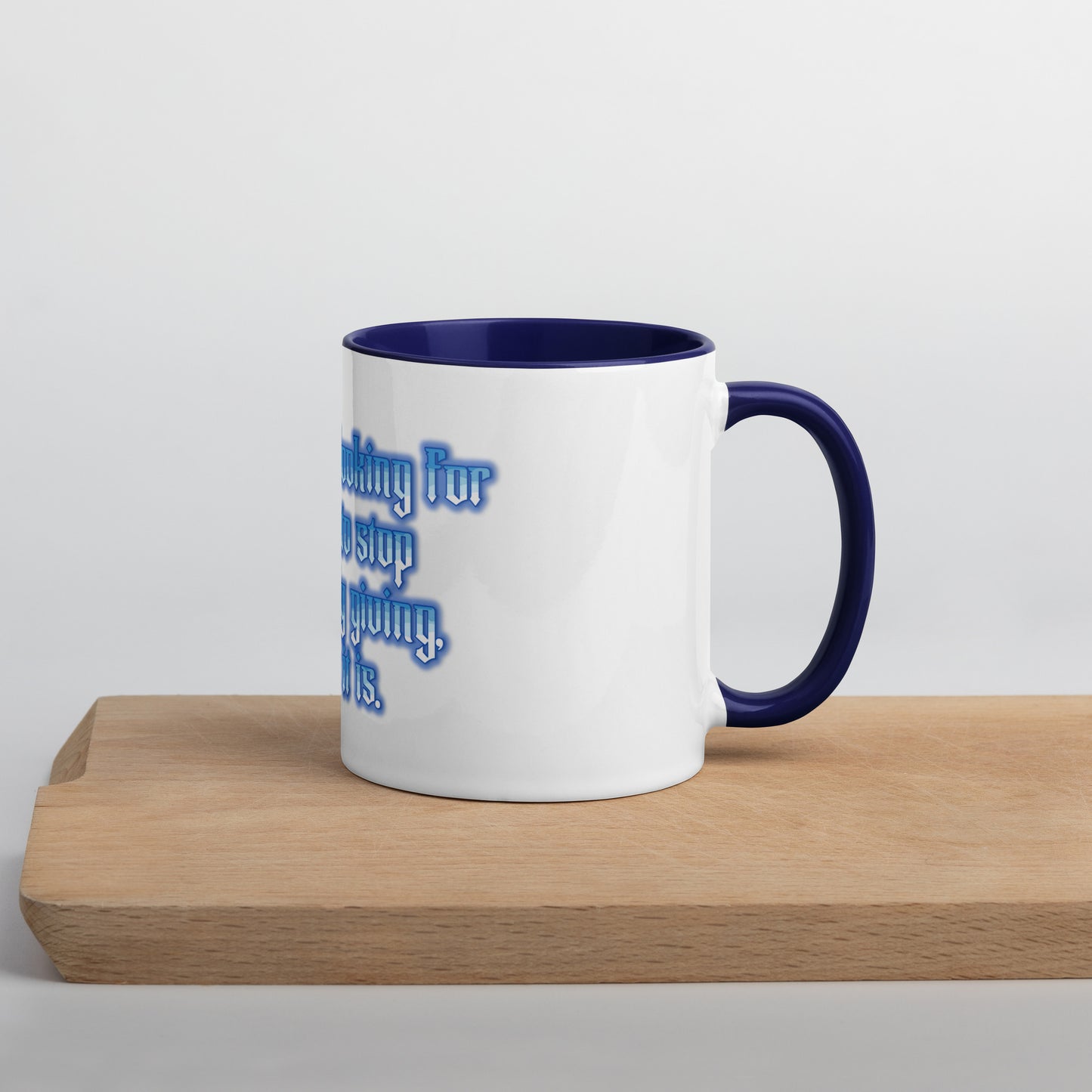 Endless Giving Mug With Color Inside
