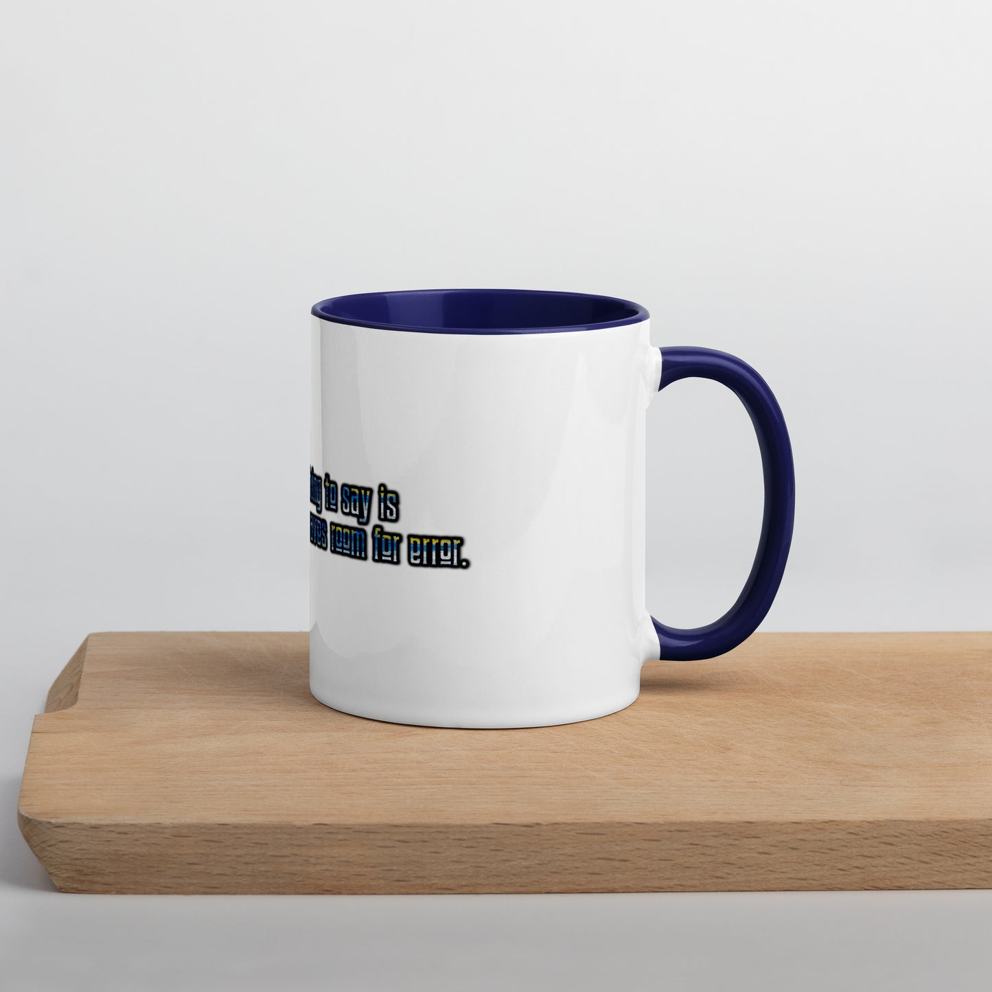 IDK #1 Mug With Color Inside