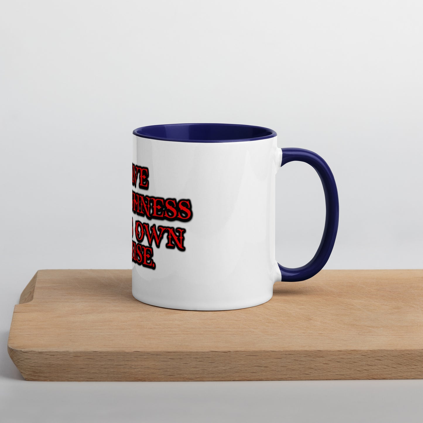 Foolishness Mug With Color Inside