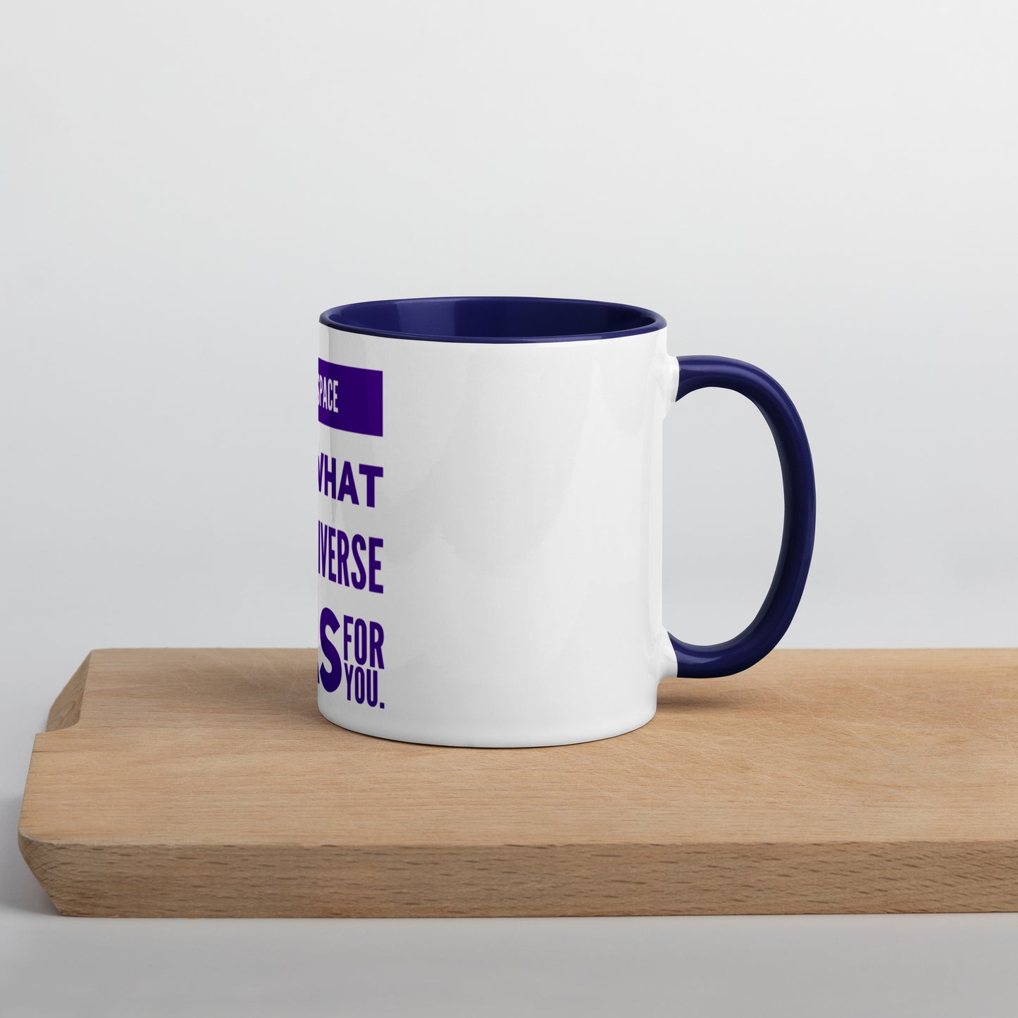 Hold Space #2 Mug With Color Inside