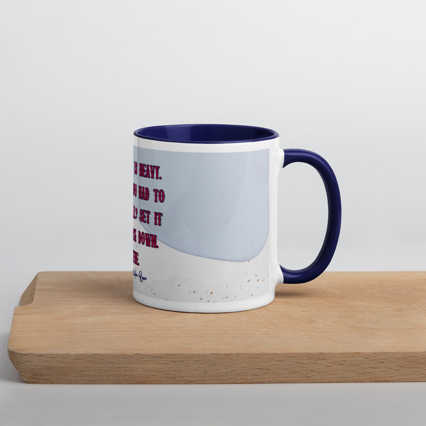 Nika's Prose (2) Mug With Color Inside