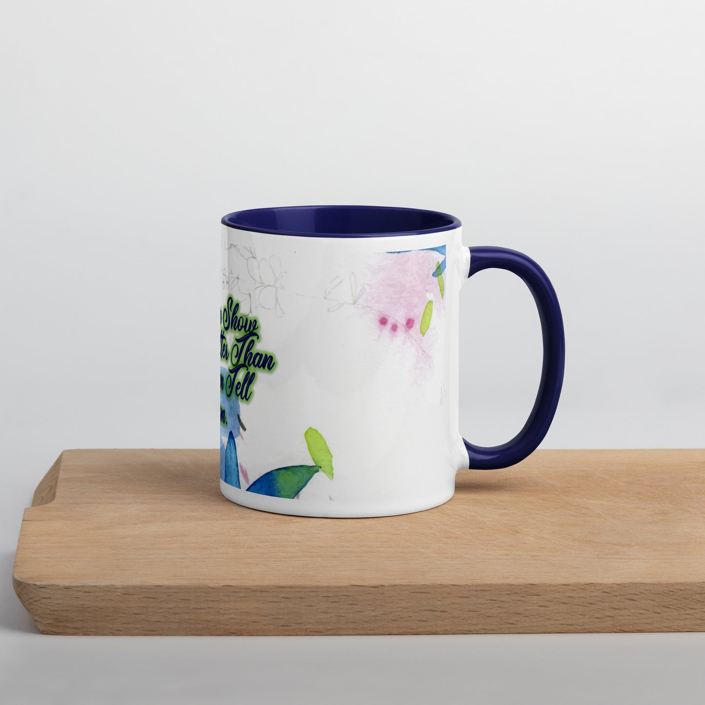 Show Them (2) Mug With Color Inside