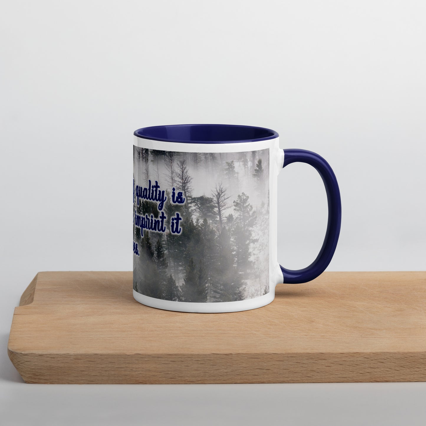 Price of Quality (2) Mug With Color Inside