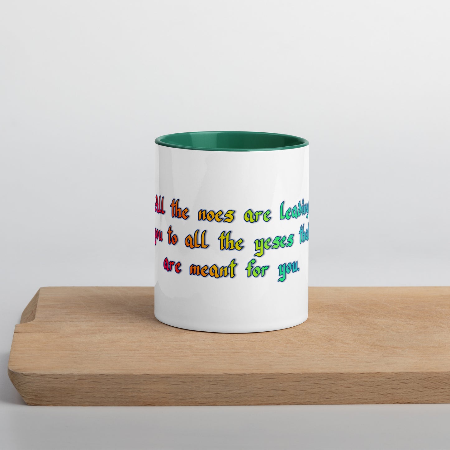 All The Noes Mug With Color Inside