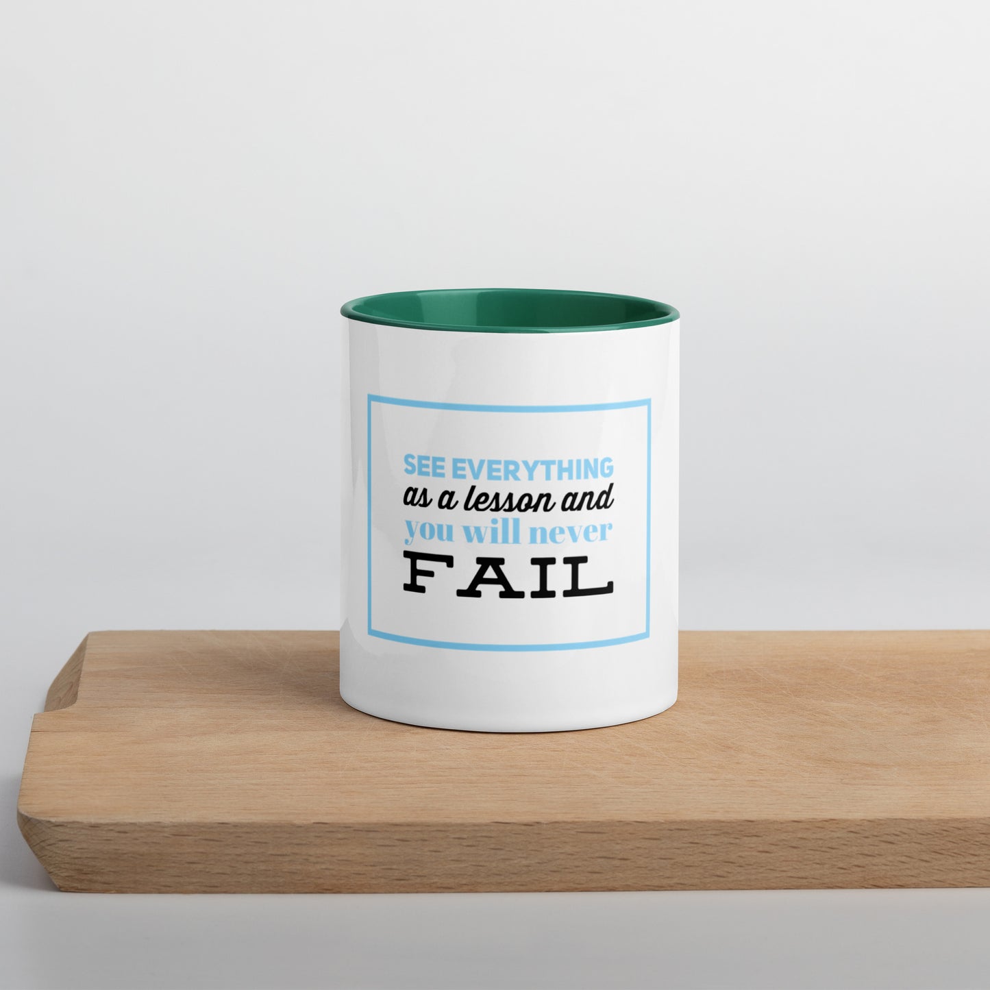 A Lesson #2 Mug With Color Inside