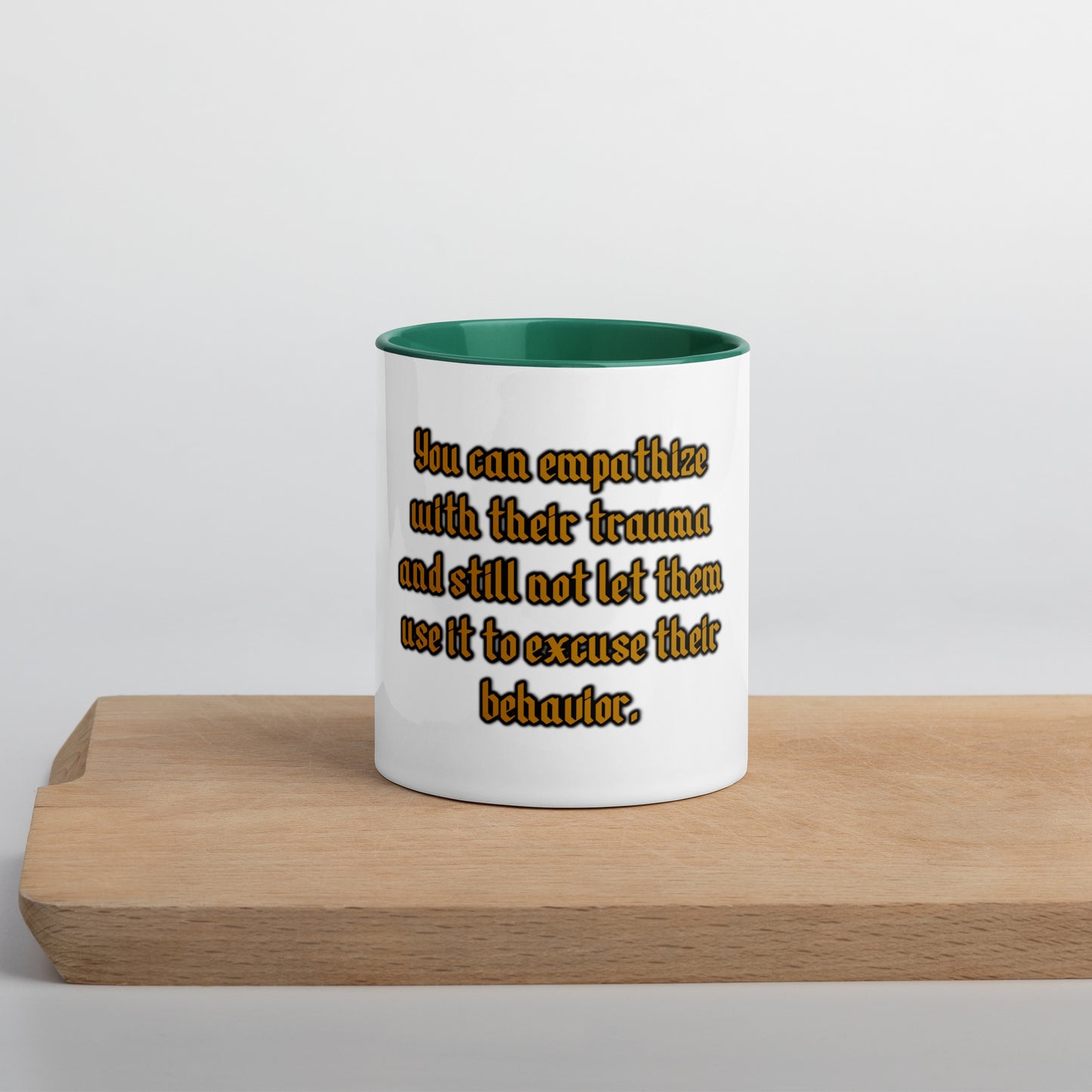 Empathy #1 Mug With Color Inside