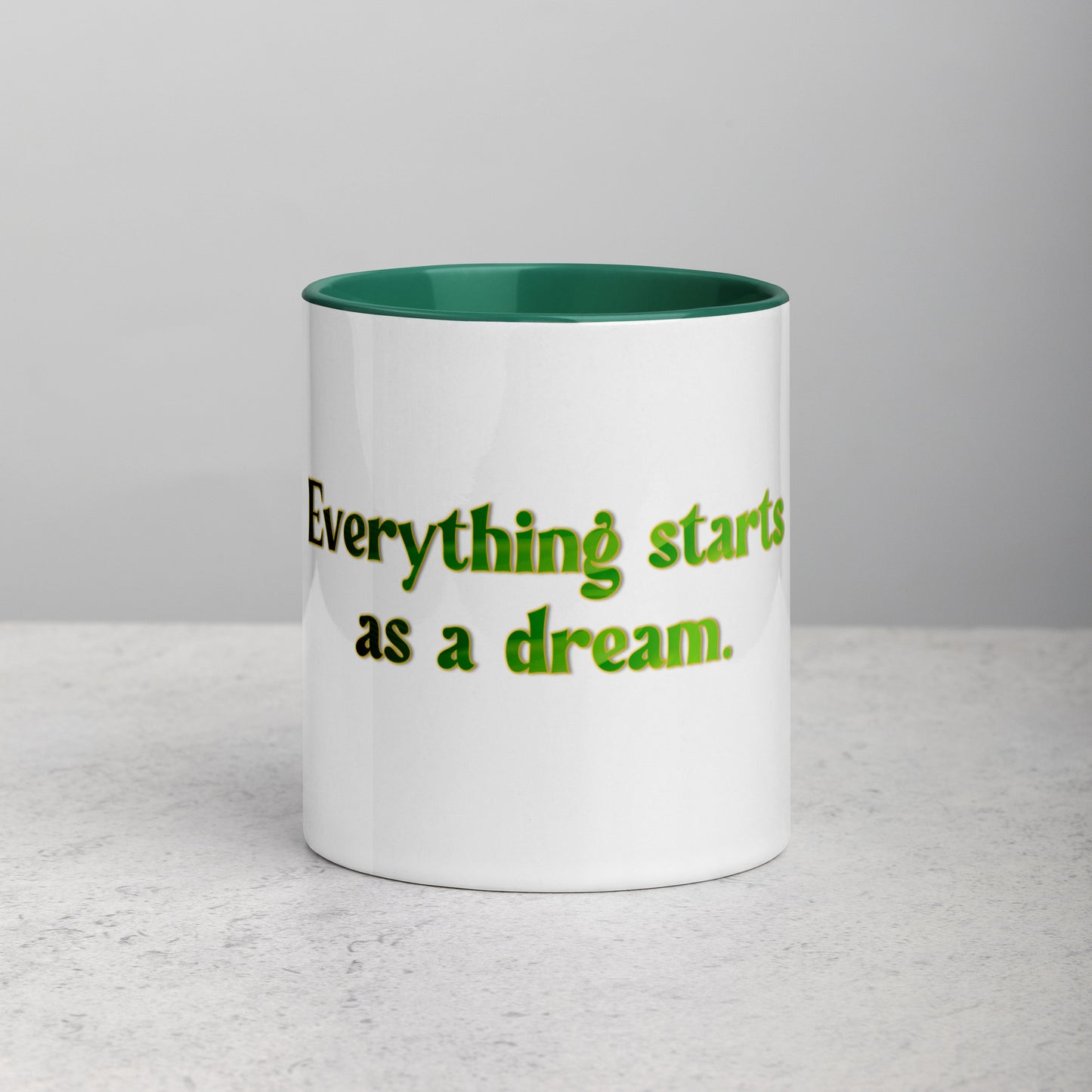 How It Starts Mug With Color Inside
