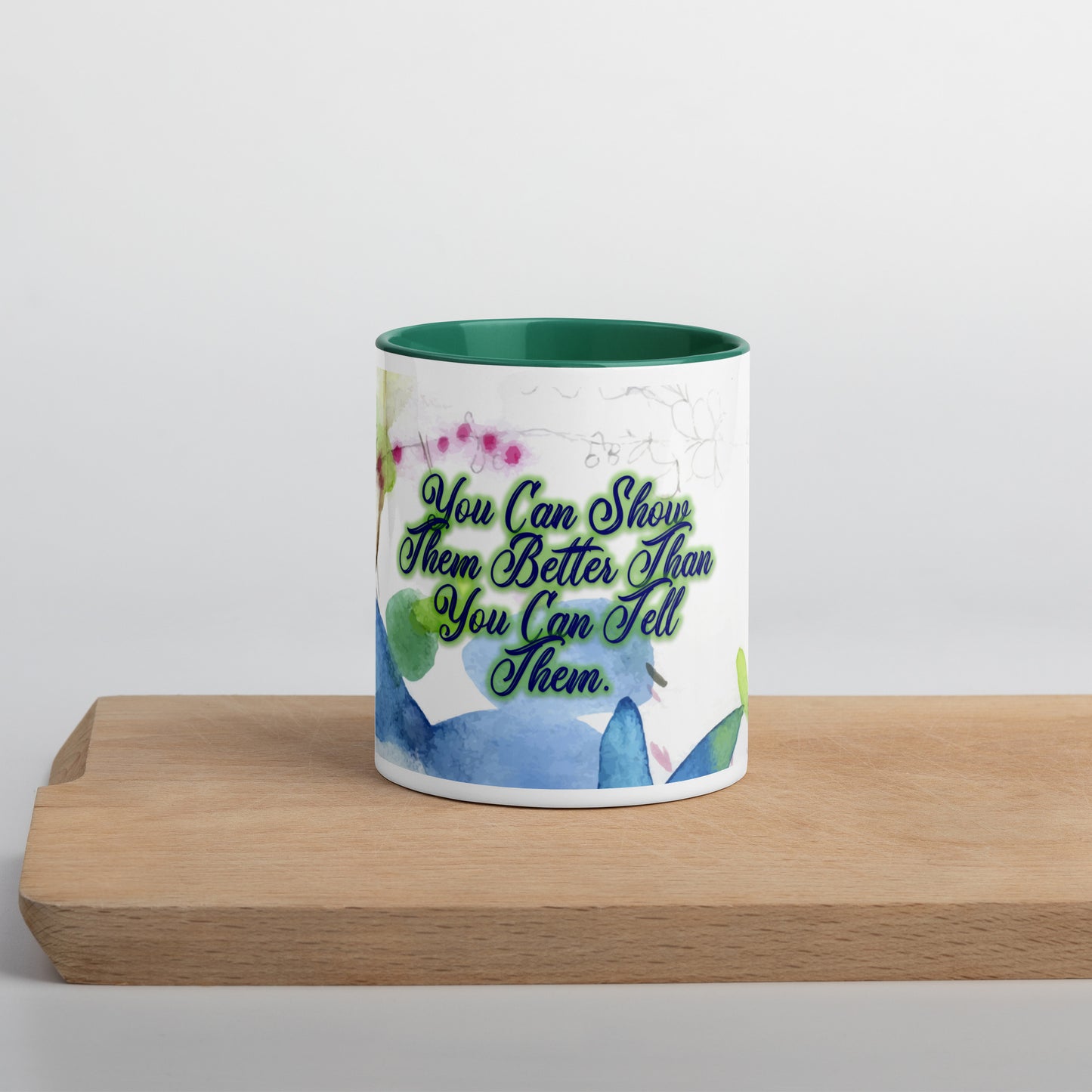 Show Them (2) Mug With Color Inside