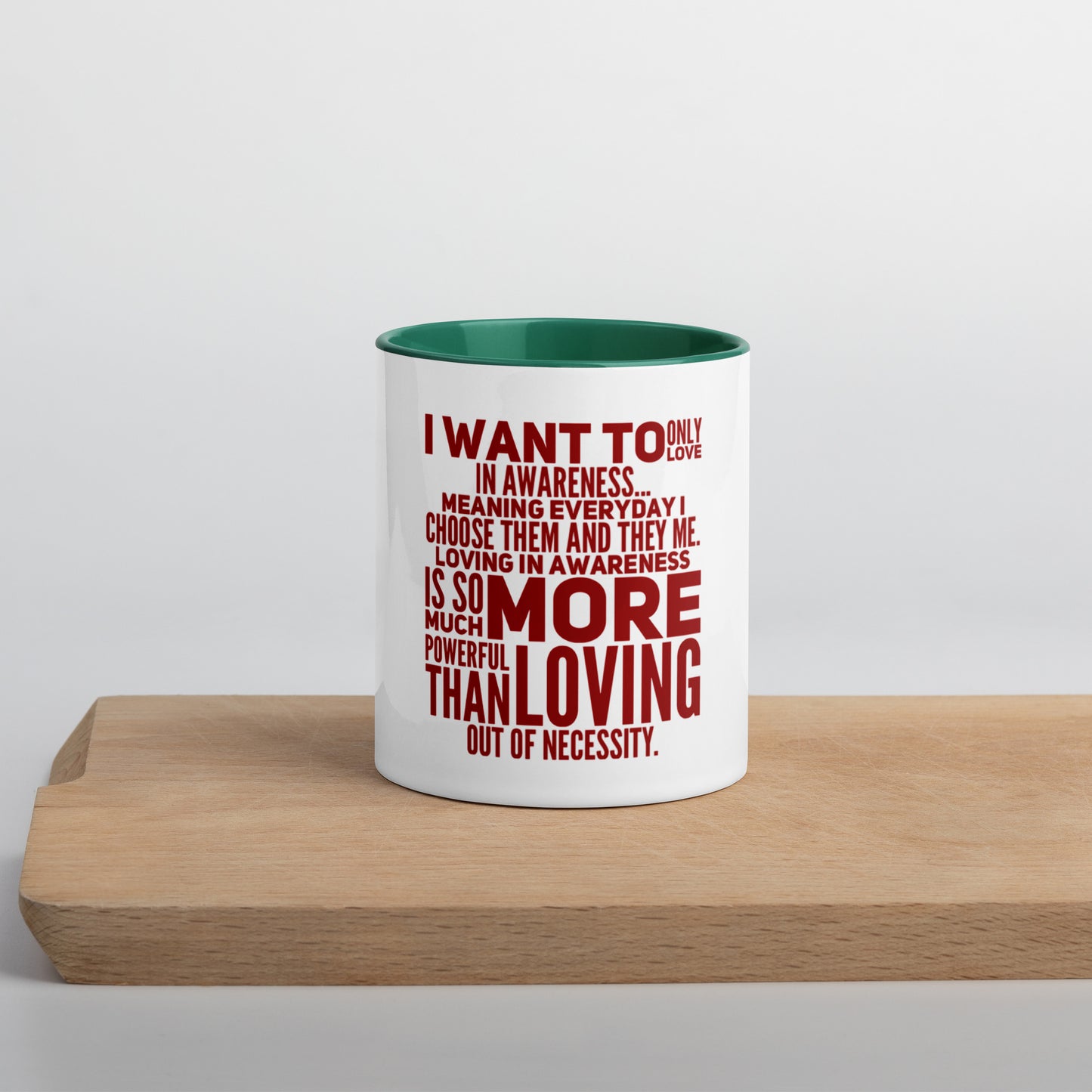 More Powerful Mug With Color Inside