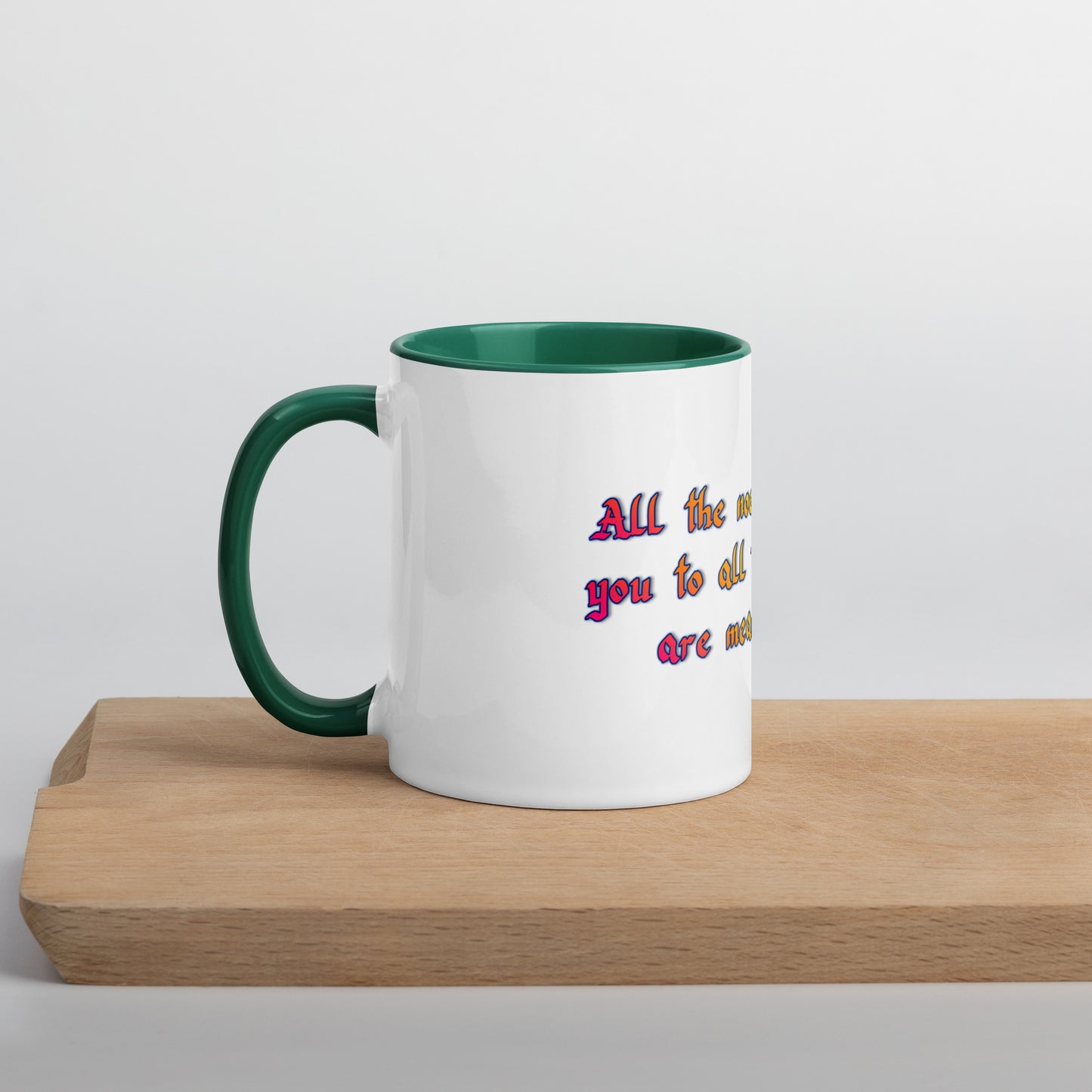 All The Noes Mug With Color Inside