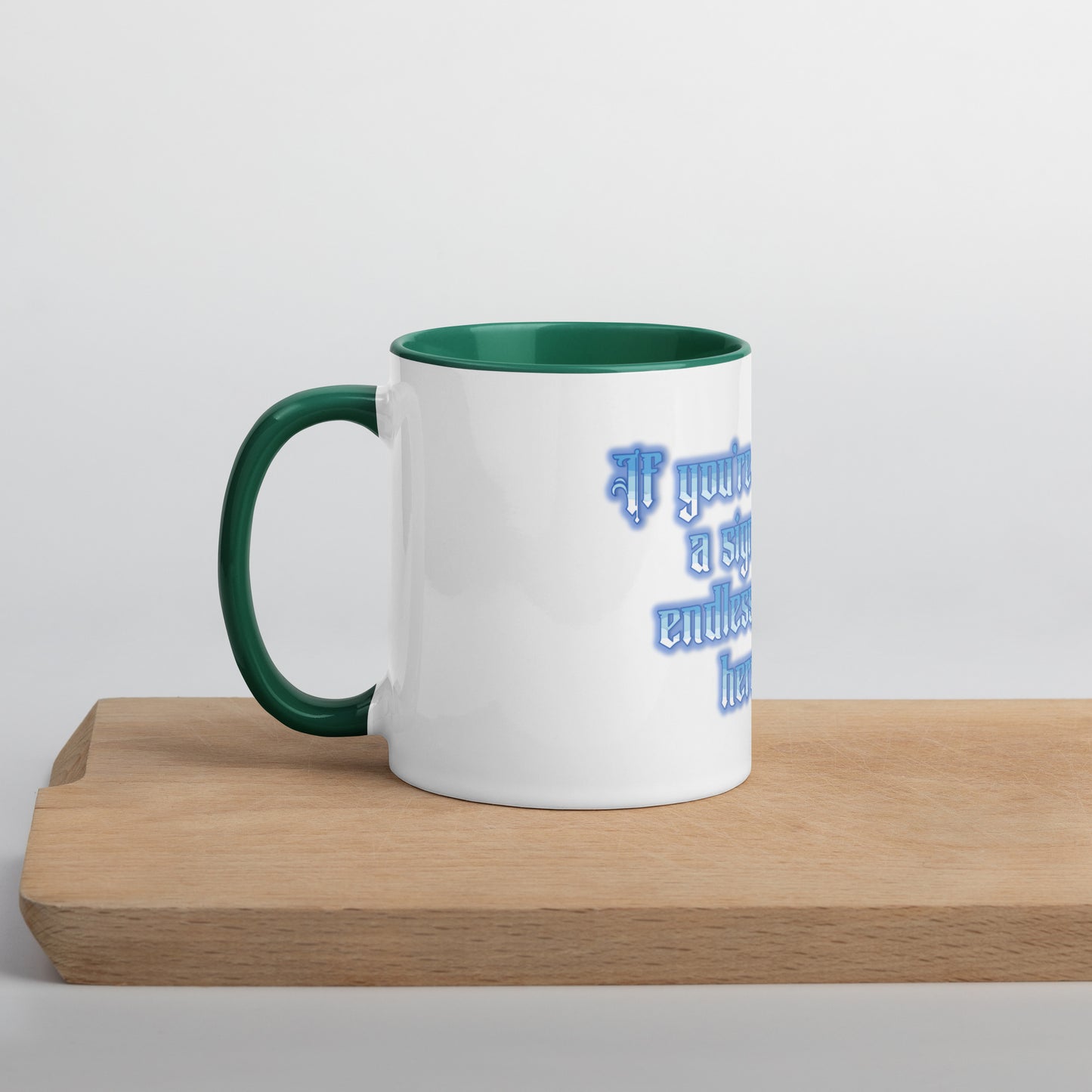 Endless Giving Mug With Color Inside