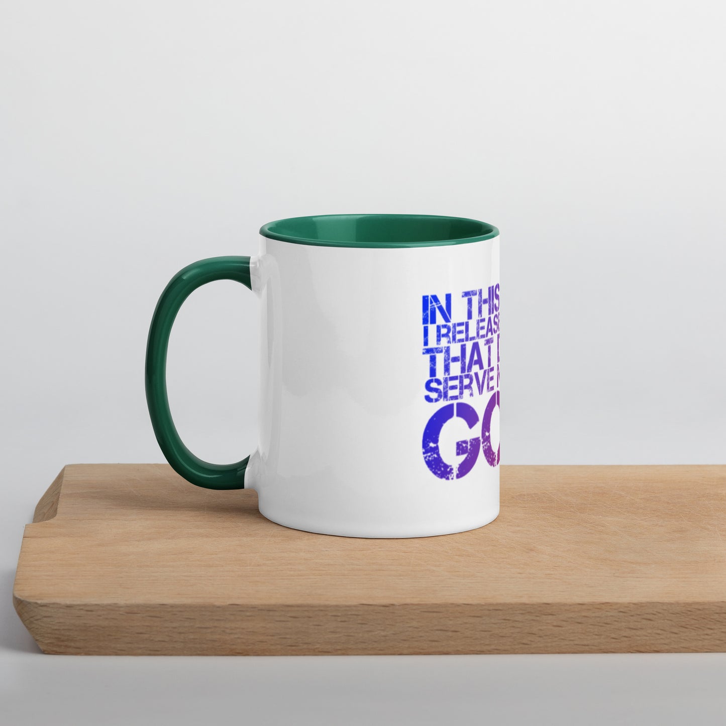 Release Everything Mug With Color Inside