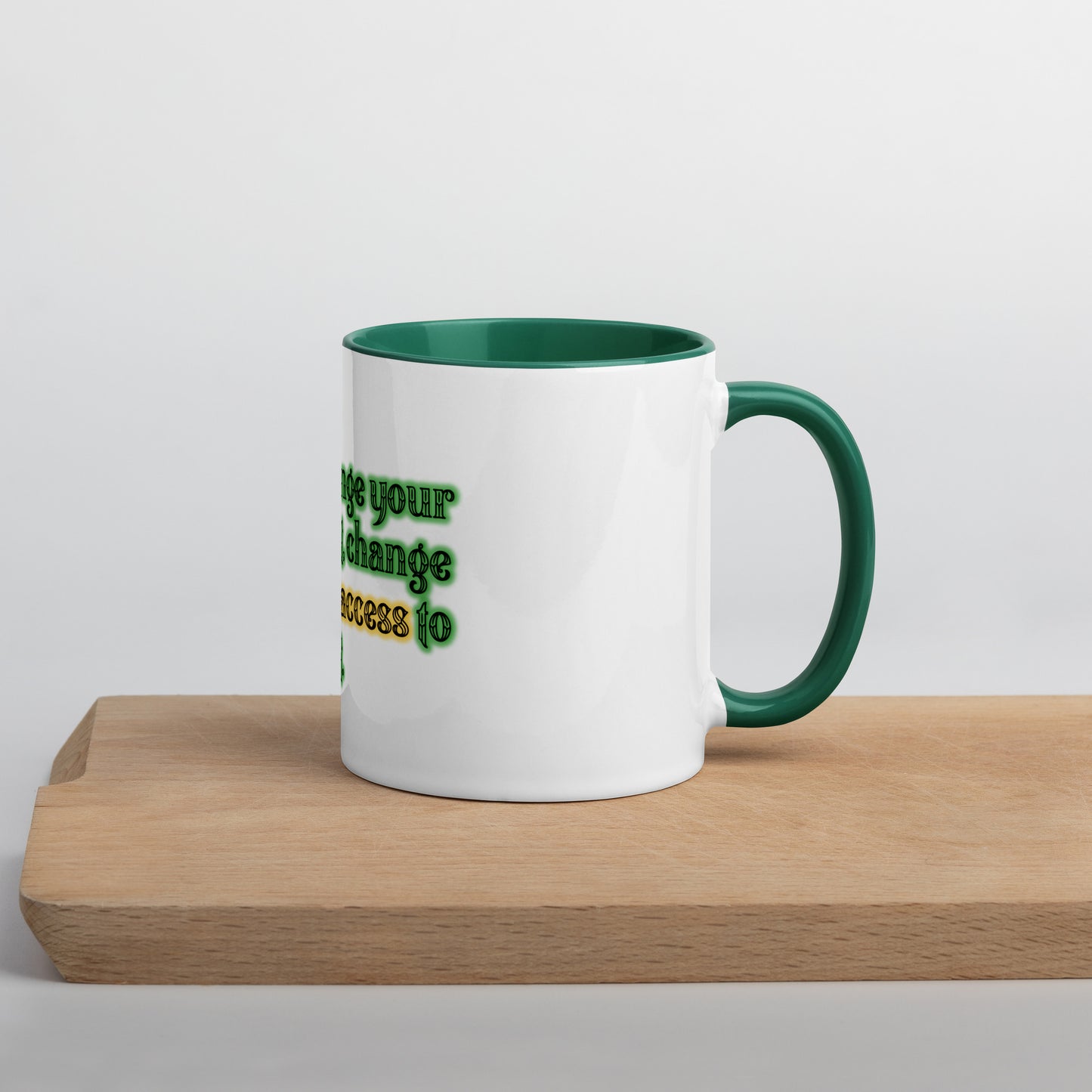 Soft Heart Mug With Color Inside