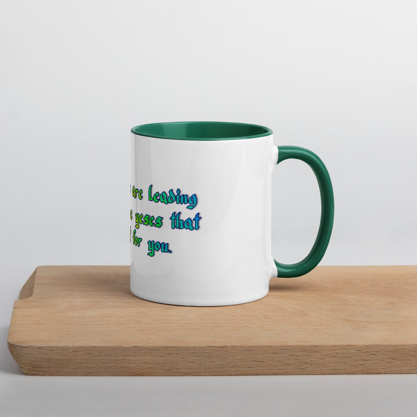 All The Noes Mug With Color Inside