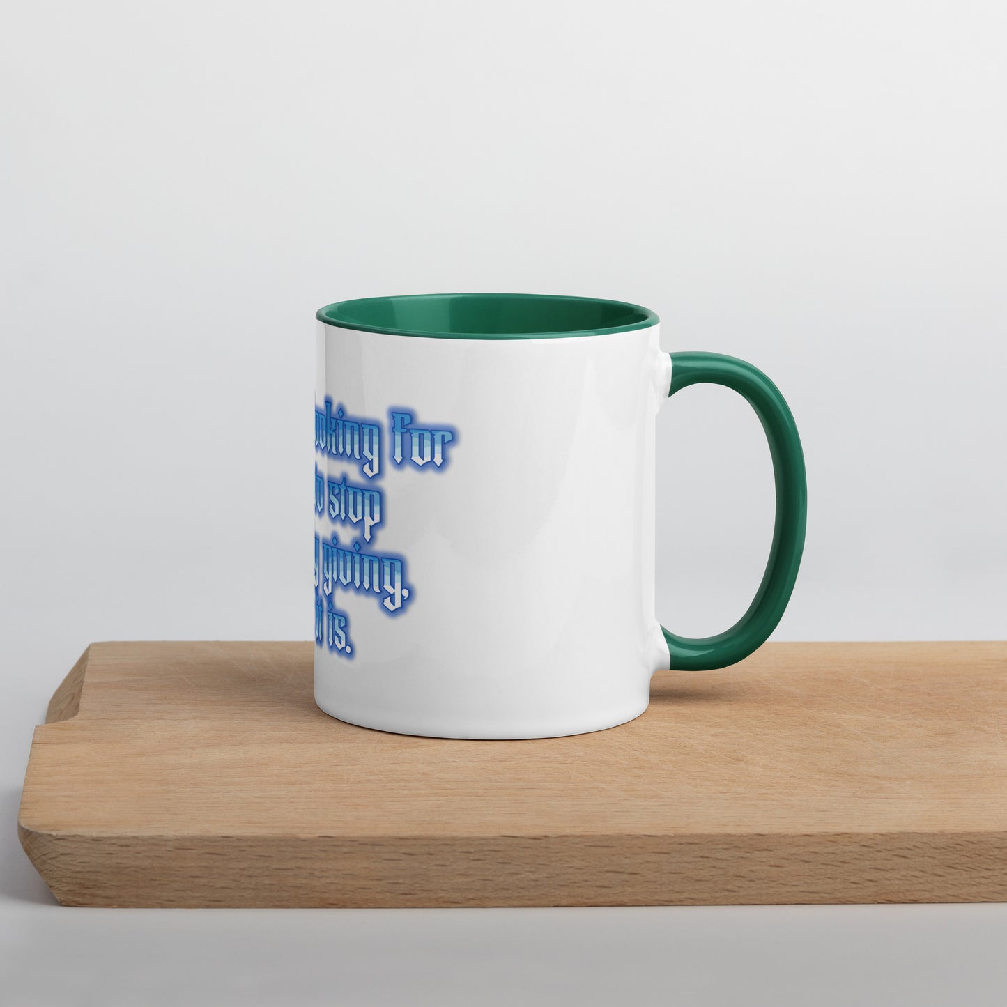 Endless Giving Mug With Color Inside