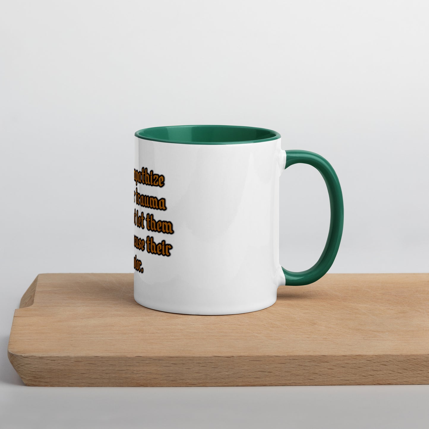 Empathy #1 Mug With Color Inside