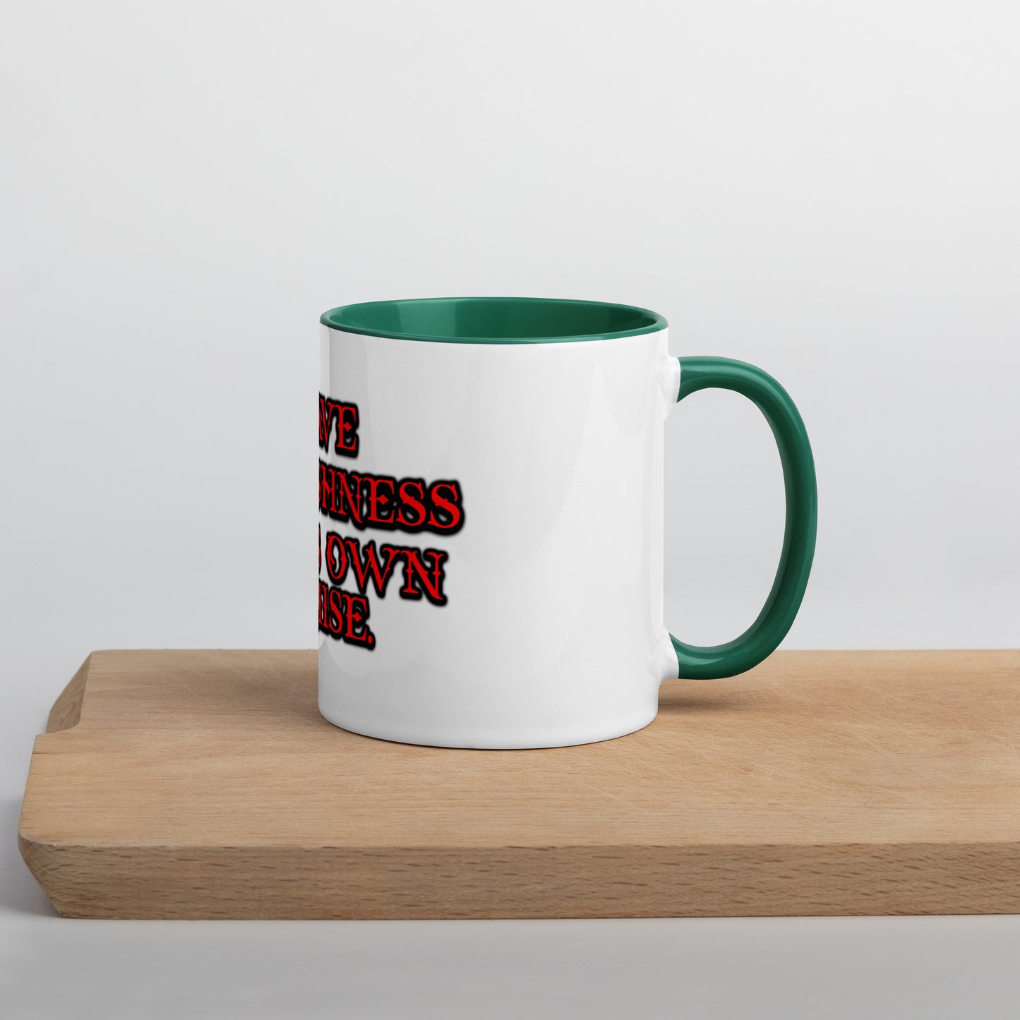 Foolishness Mug With Color Inside