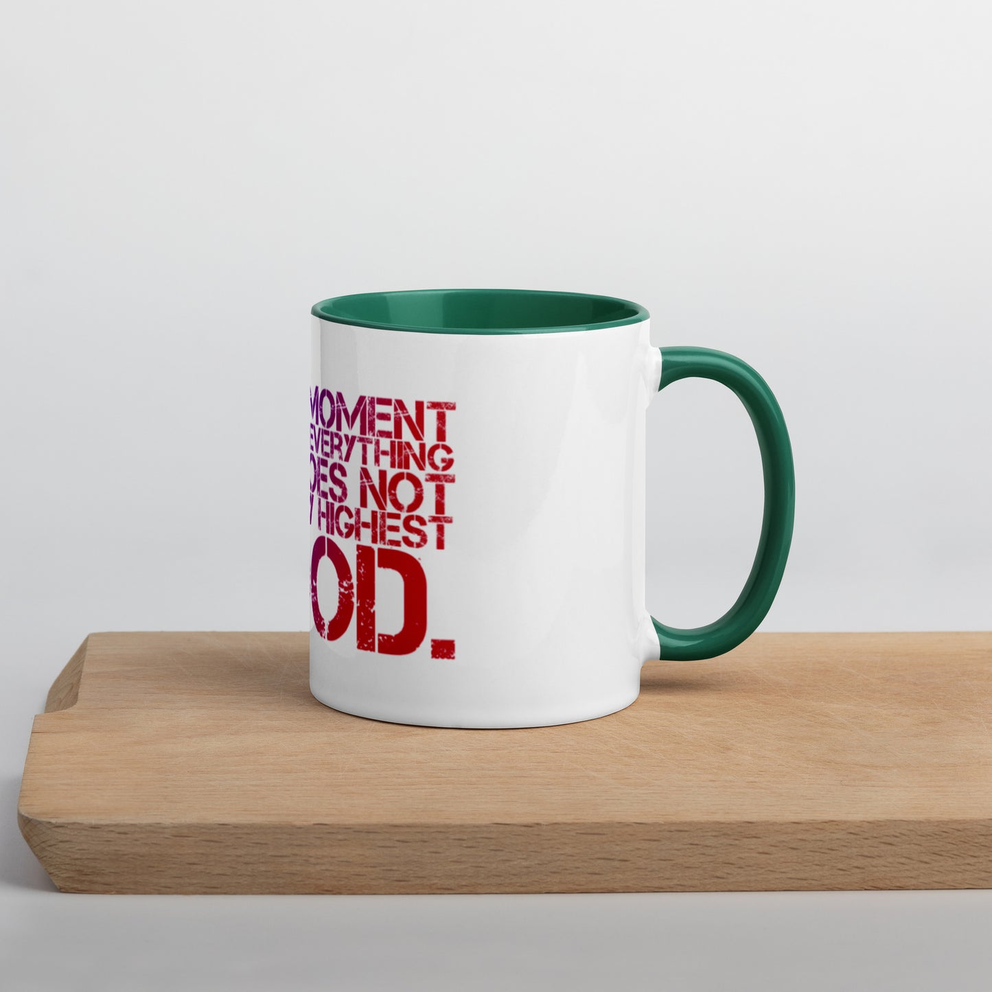 Release Everything Mug With Color Inside