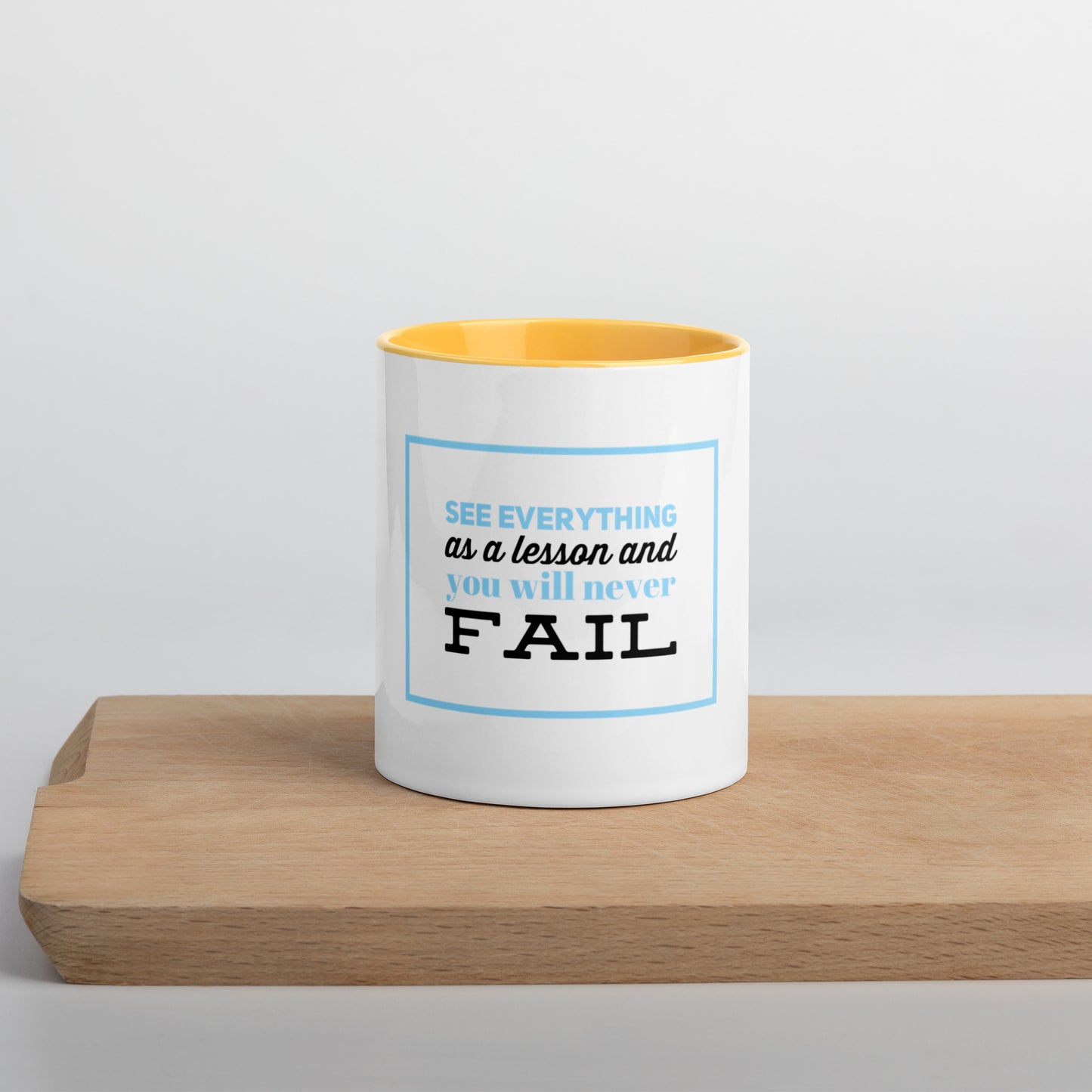 A Lesson #2 Mug With Color Inside
