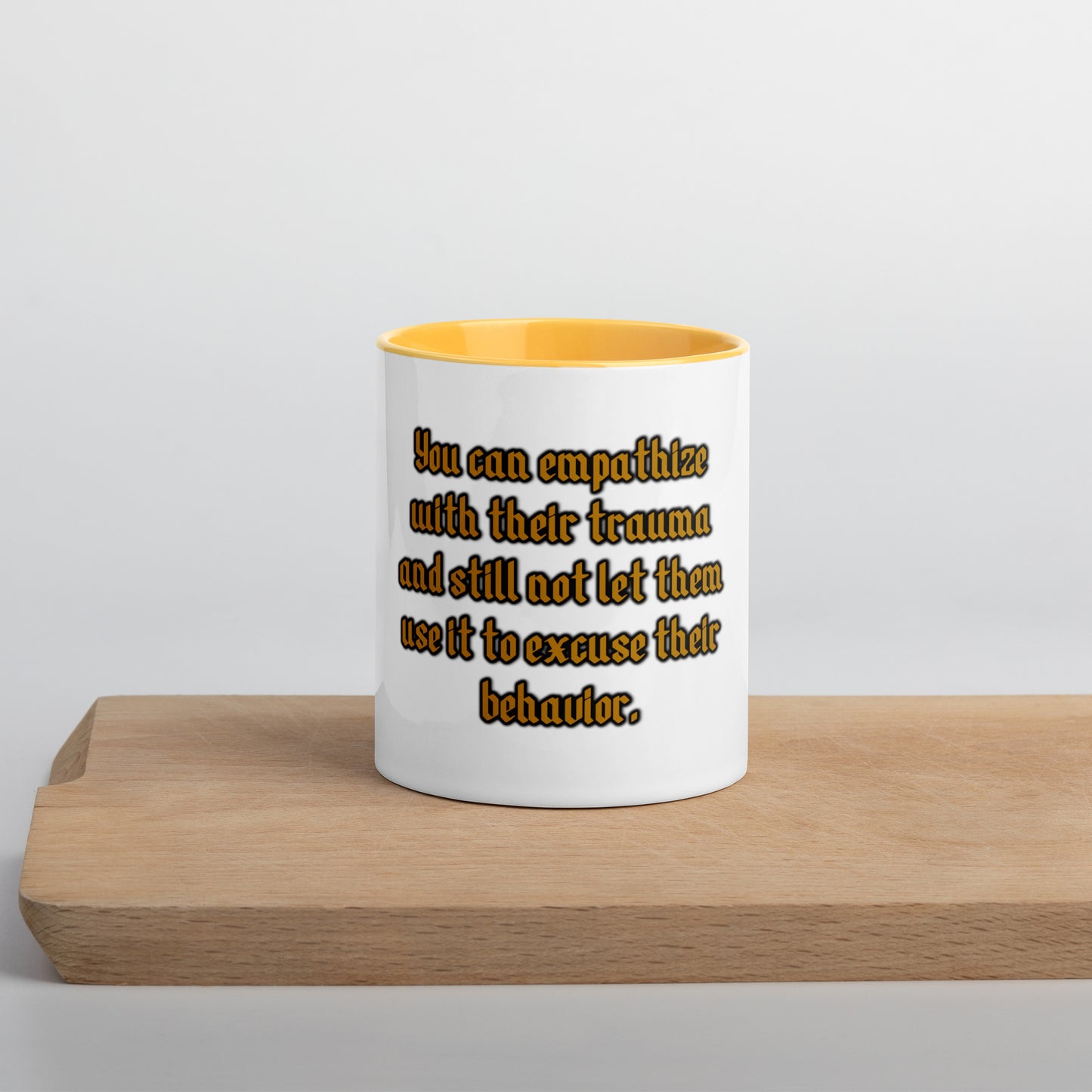 Empathy #1 Mug With Color Inside