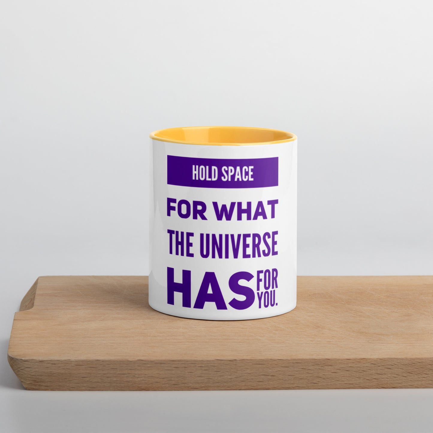 Hold Space #2 Mug With Color Inside