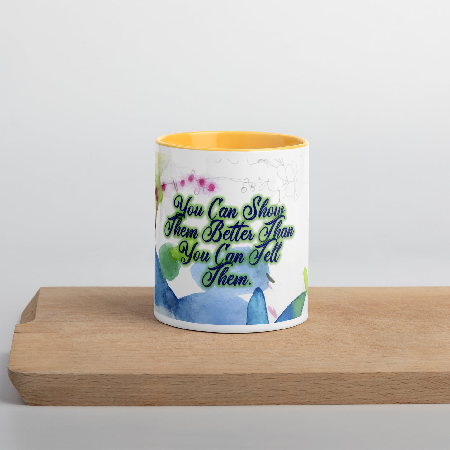 Show Them (2) Mug With Color Inside