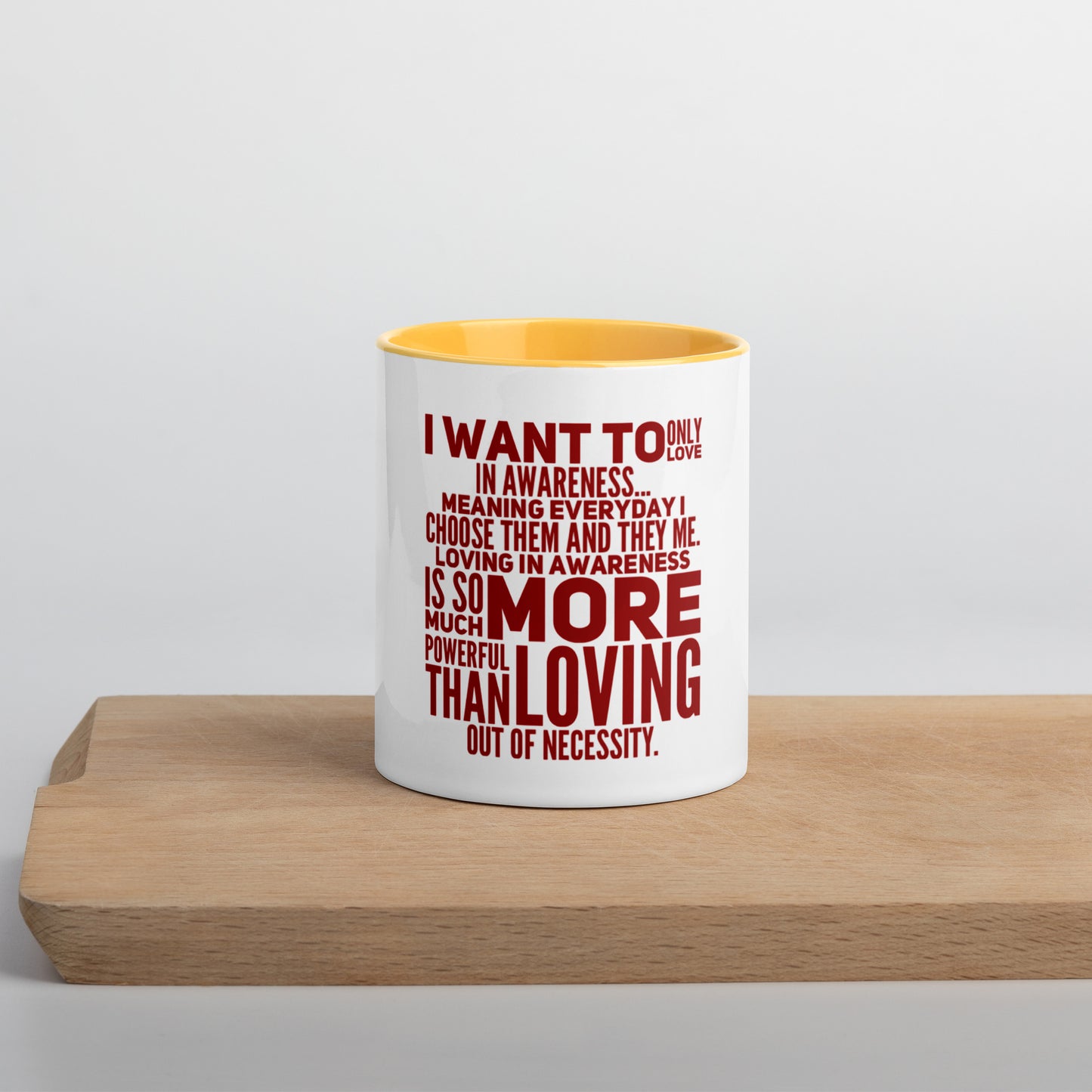 More Powerful Mug With Color Inside