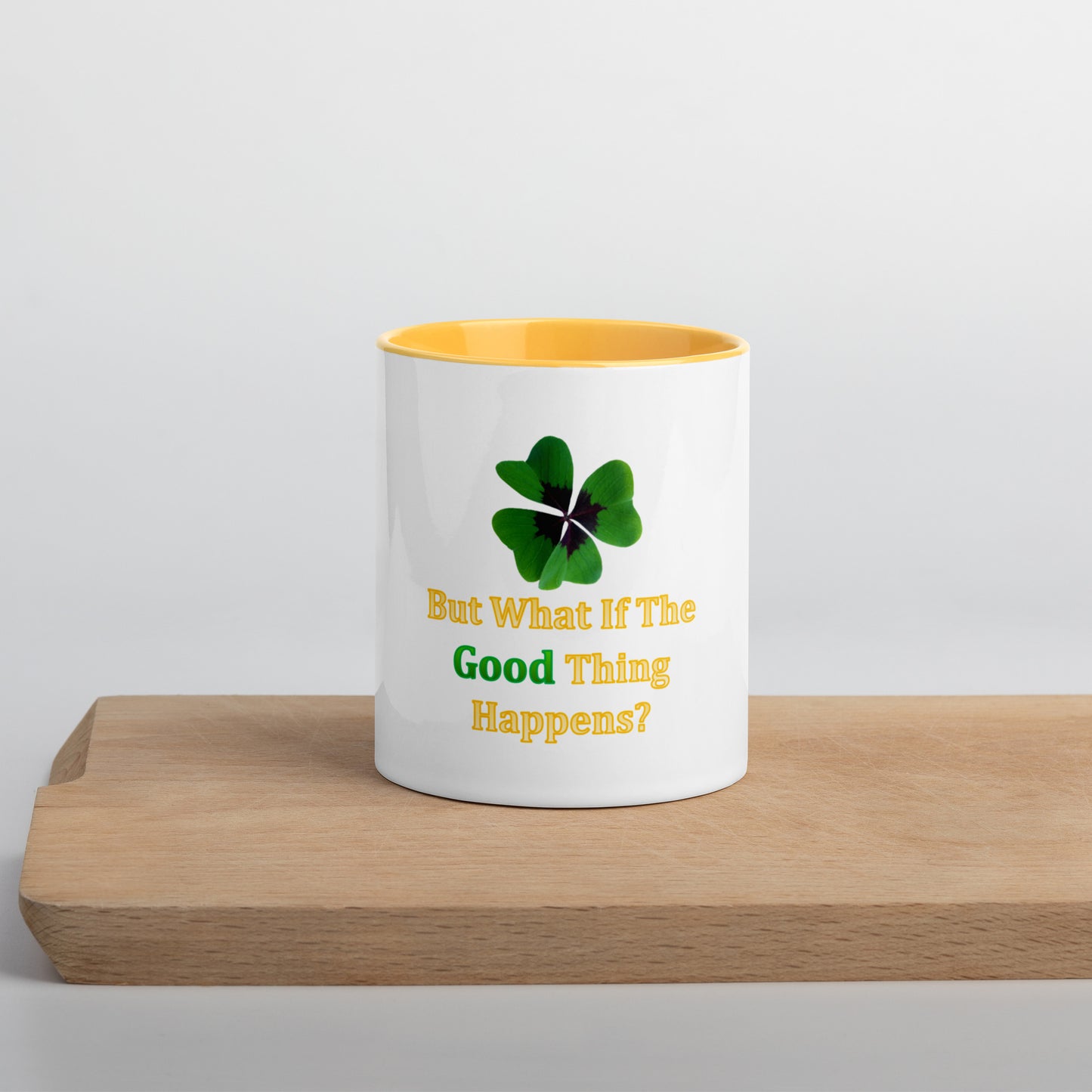 The Good Thing #2 Mug With Color Inside