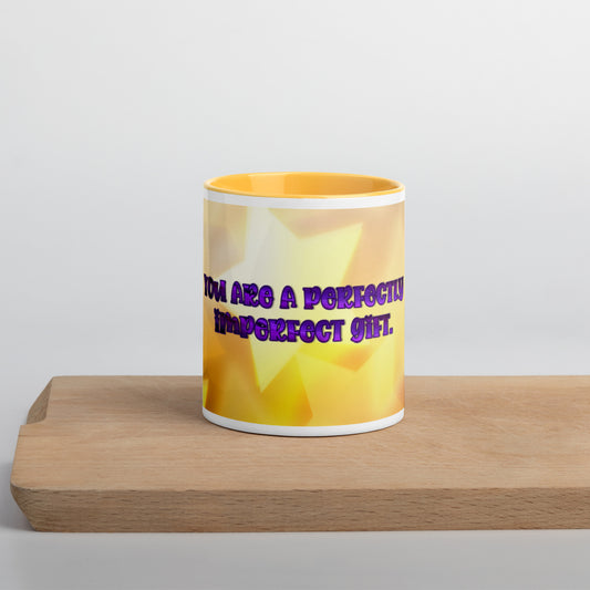 Perfectly Imperfect (2) Mug With Color Inside